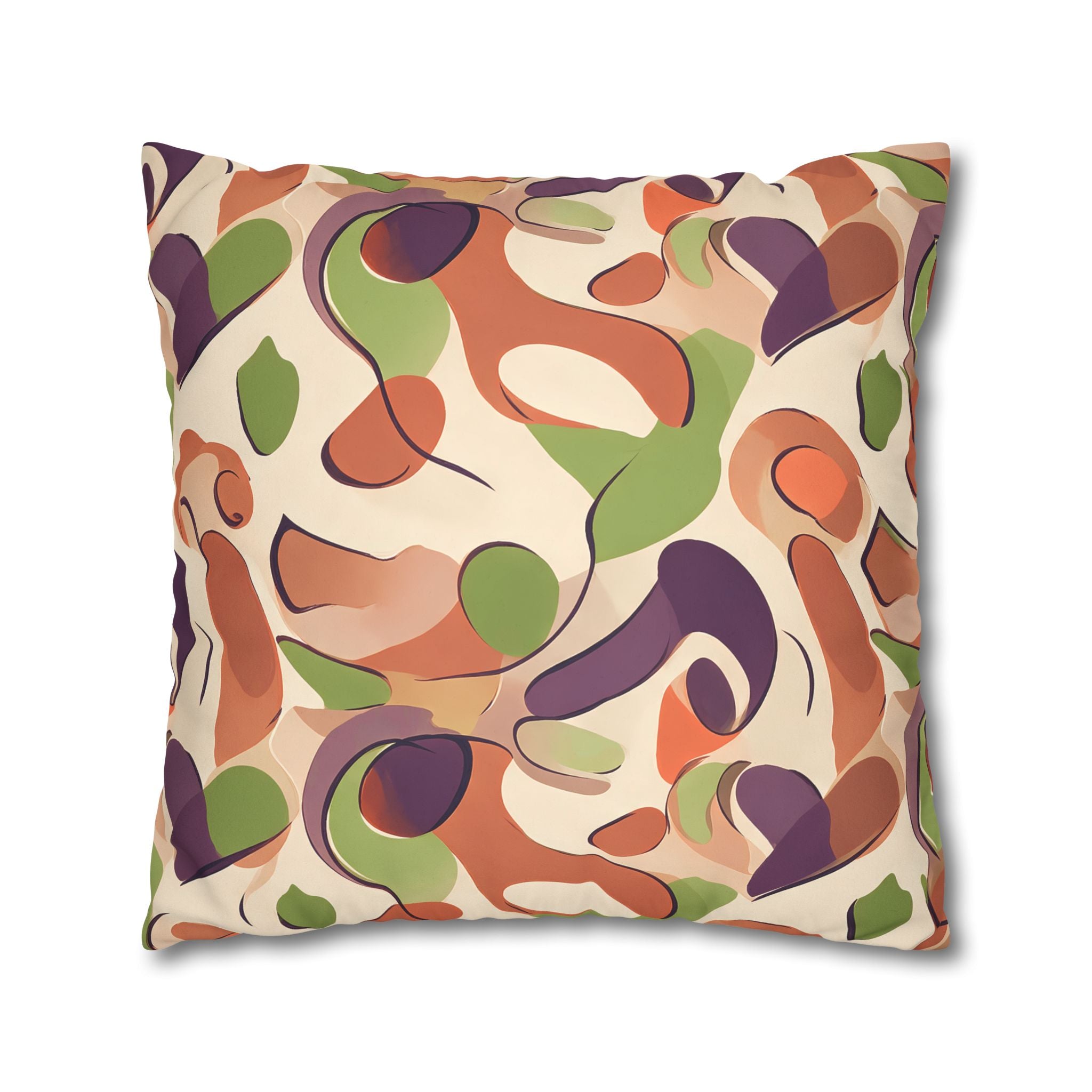 Contemporary Color Block Cushion Cover