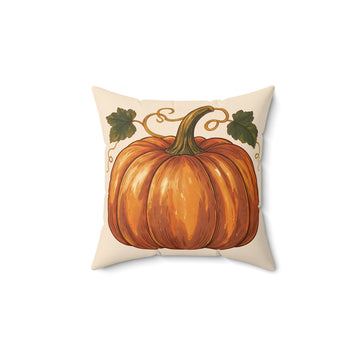 Vintage Pumpkin Throw Pillow