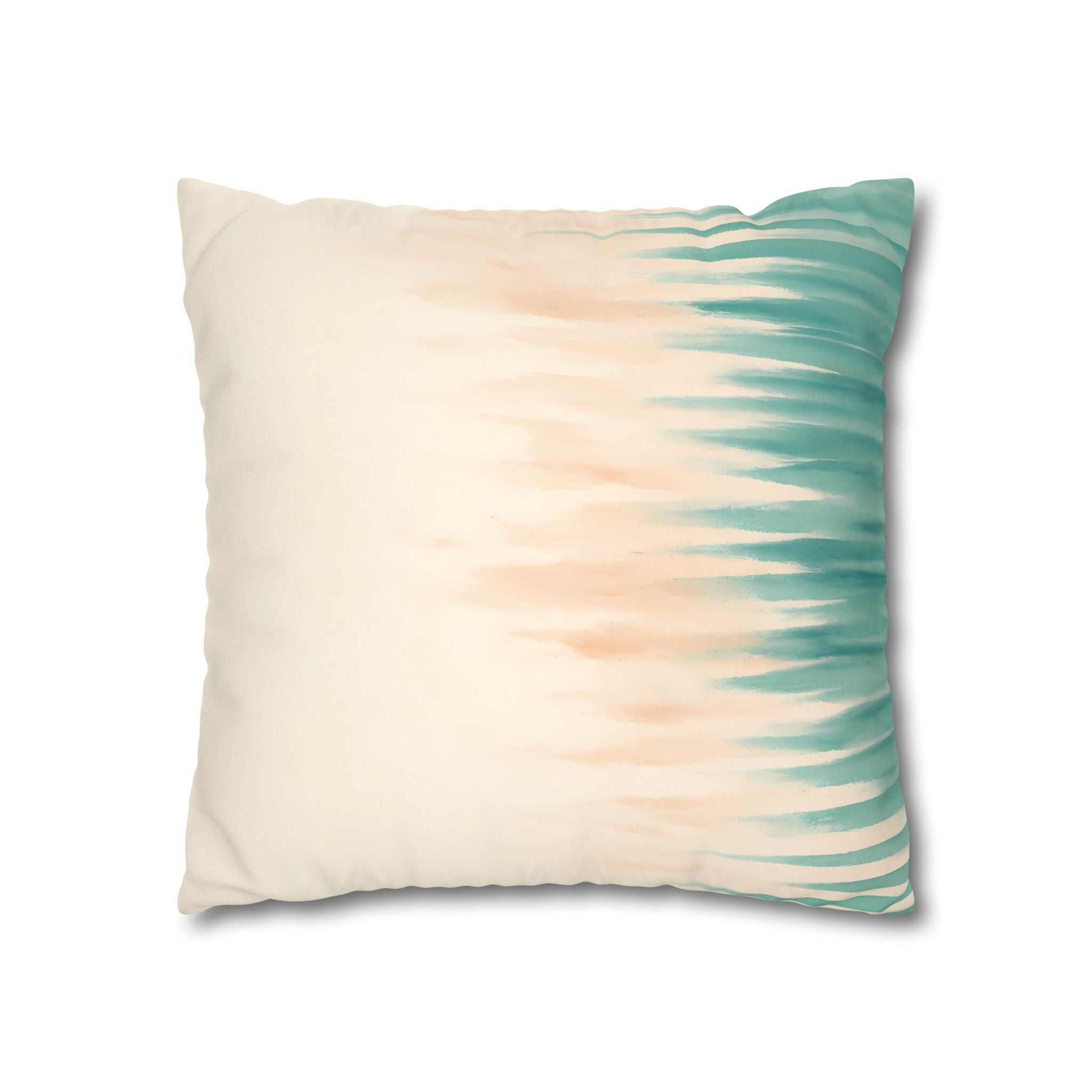 Asymmetric Coastal Stripe Cushion Cover