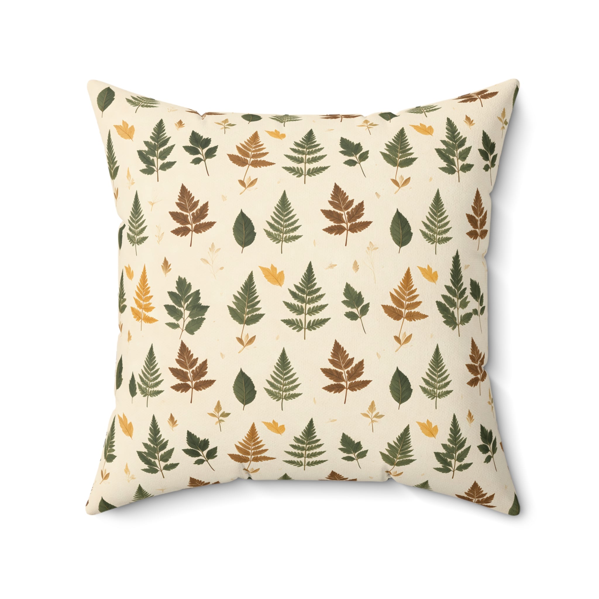 Herbarium Fern Throw Pillow