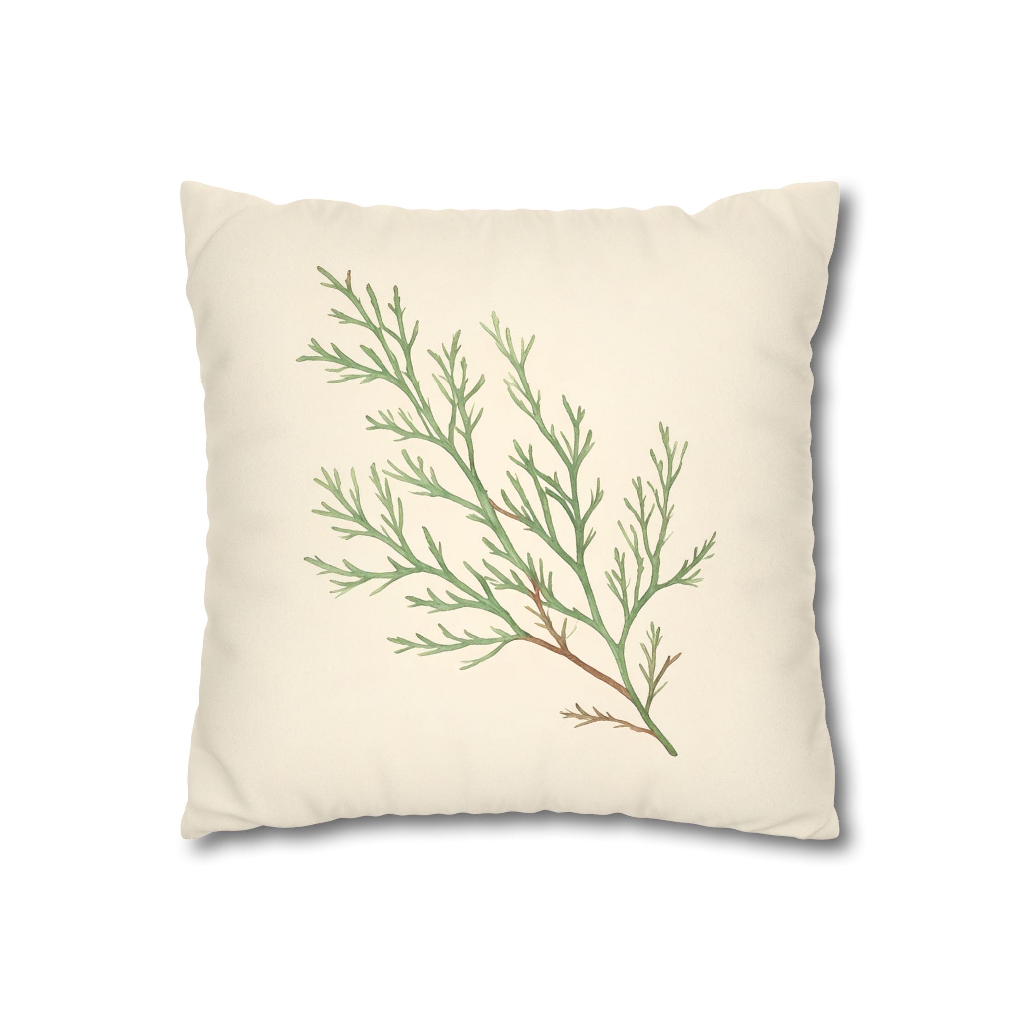 Sage Sprig Cushion Cover