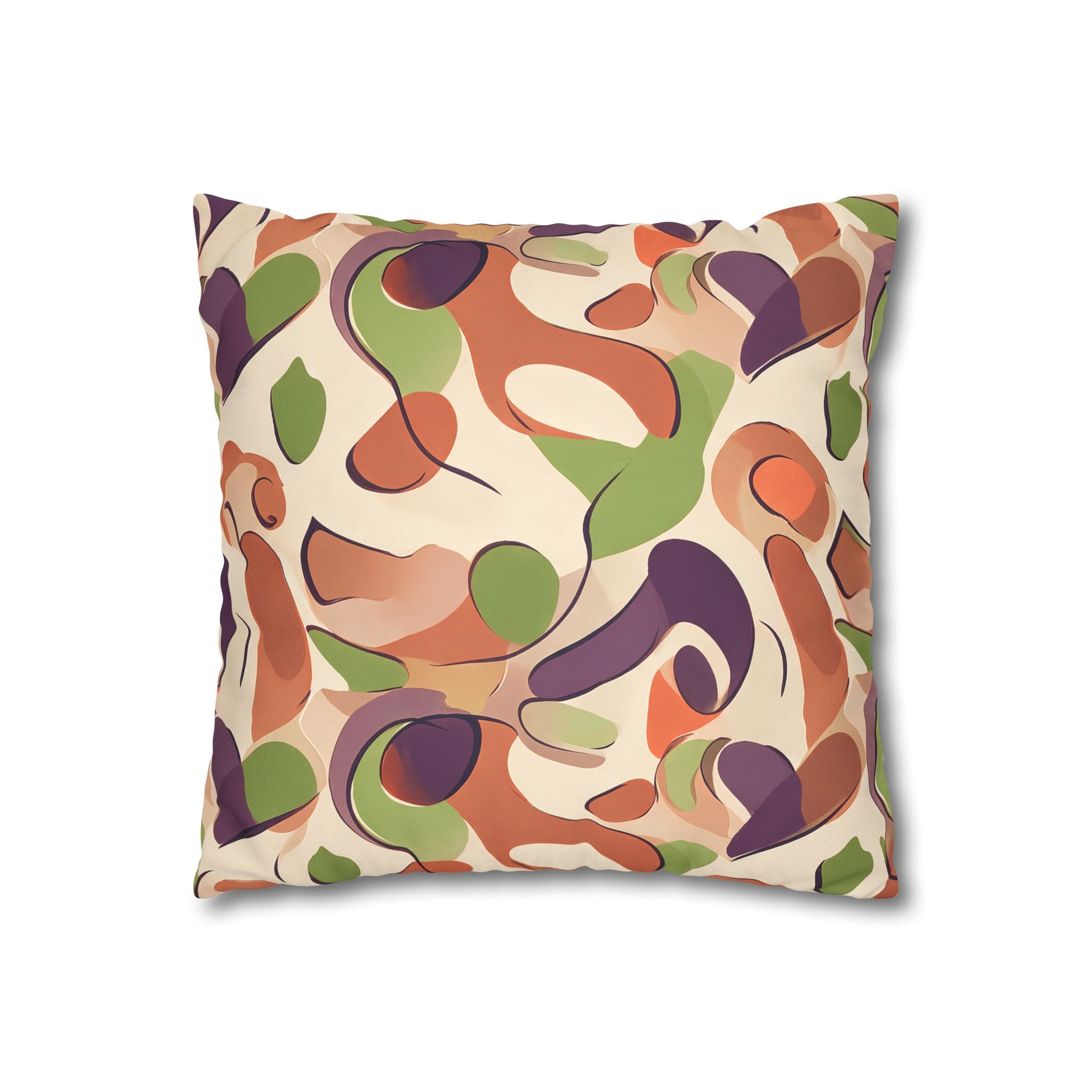 Contemporary Color Block Cushion Cover