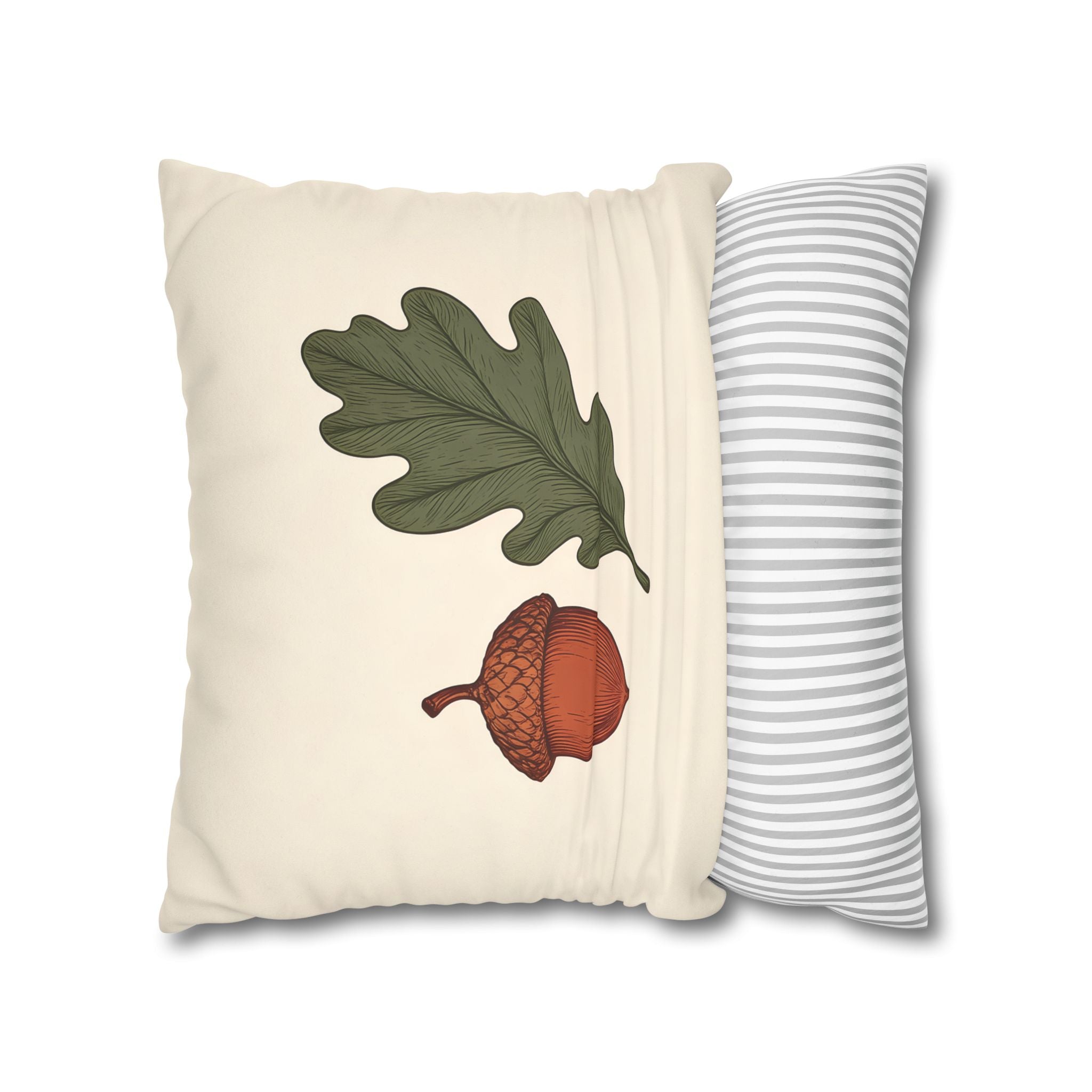 Autumn Oak Leaf Cushion Cover