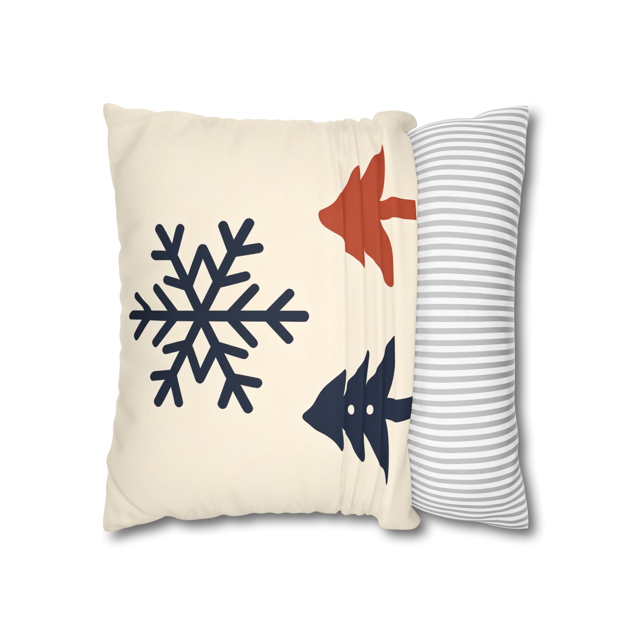 Nordic Snowflake Cushion Cover