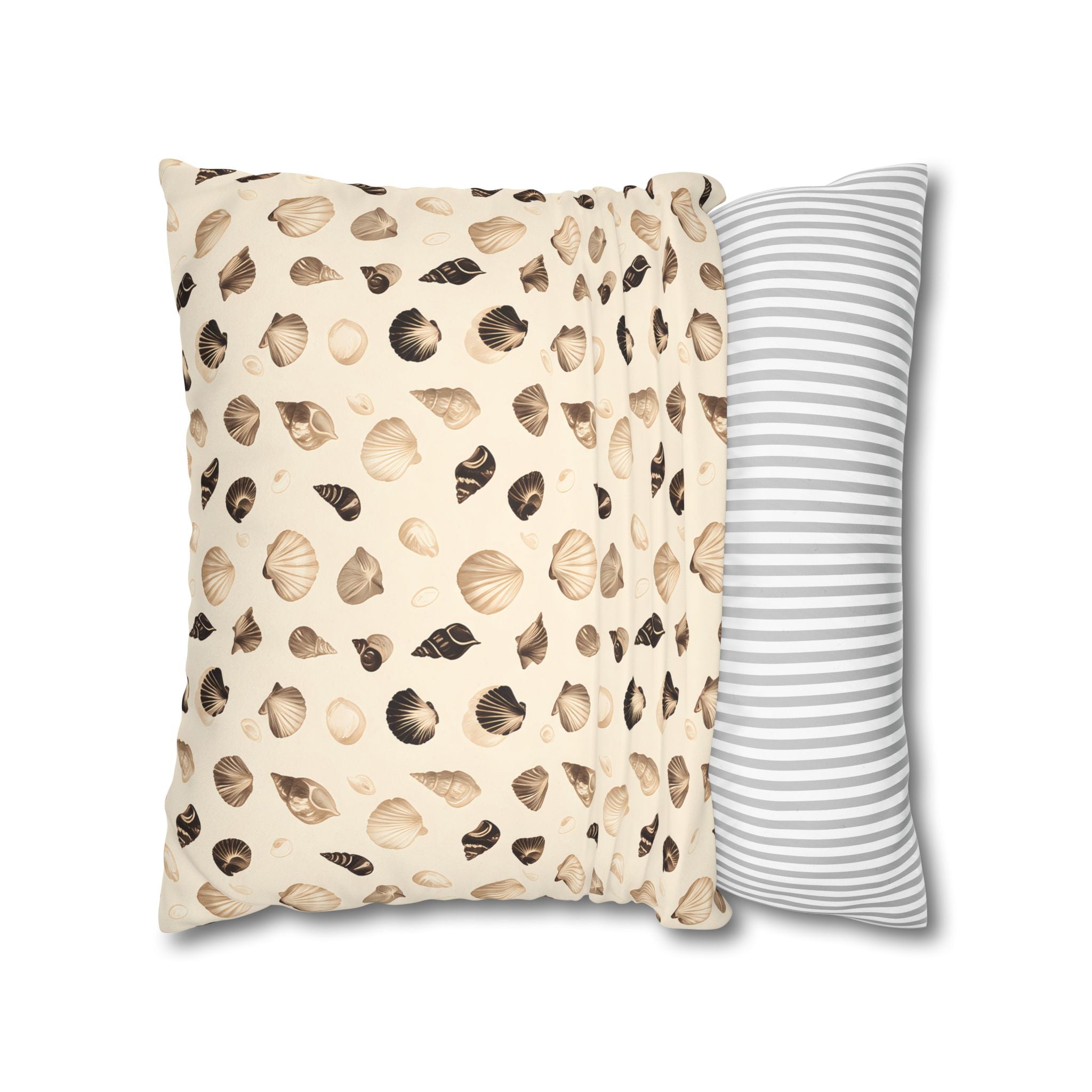 Beach Shell Print Cushion Cover