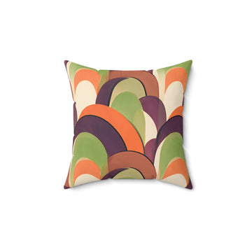 Retro Arch Throw Pillow with Insert