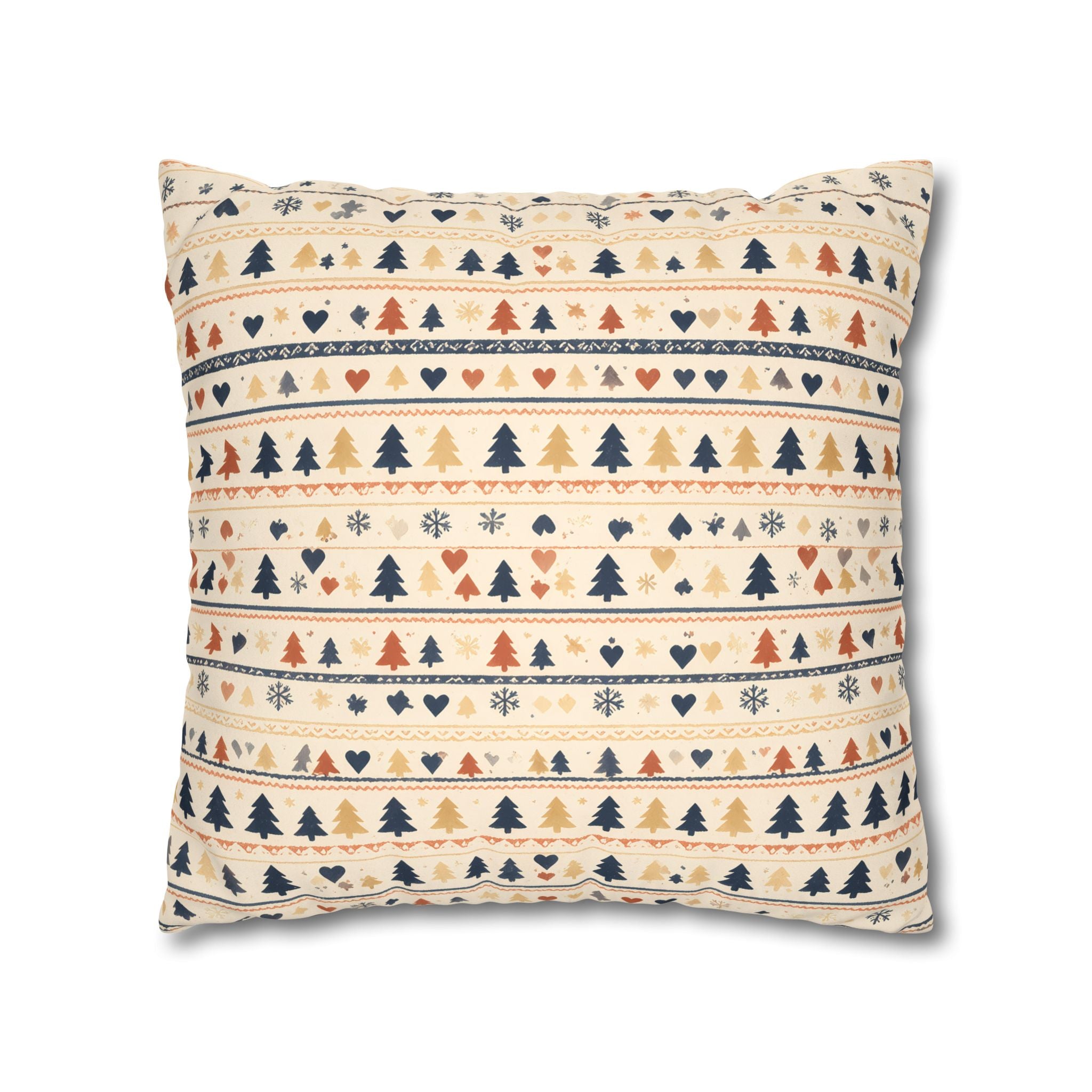 Nordic Fir Tree Pillow Cover