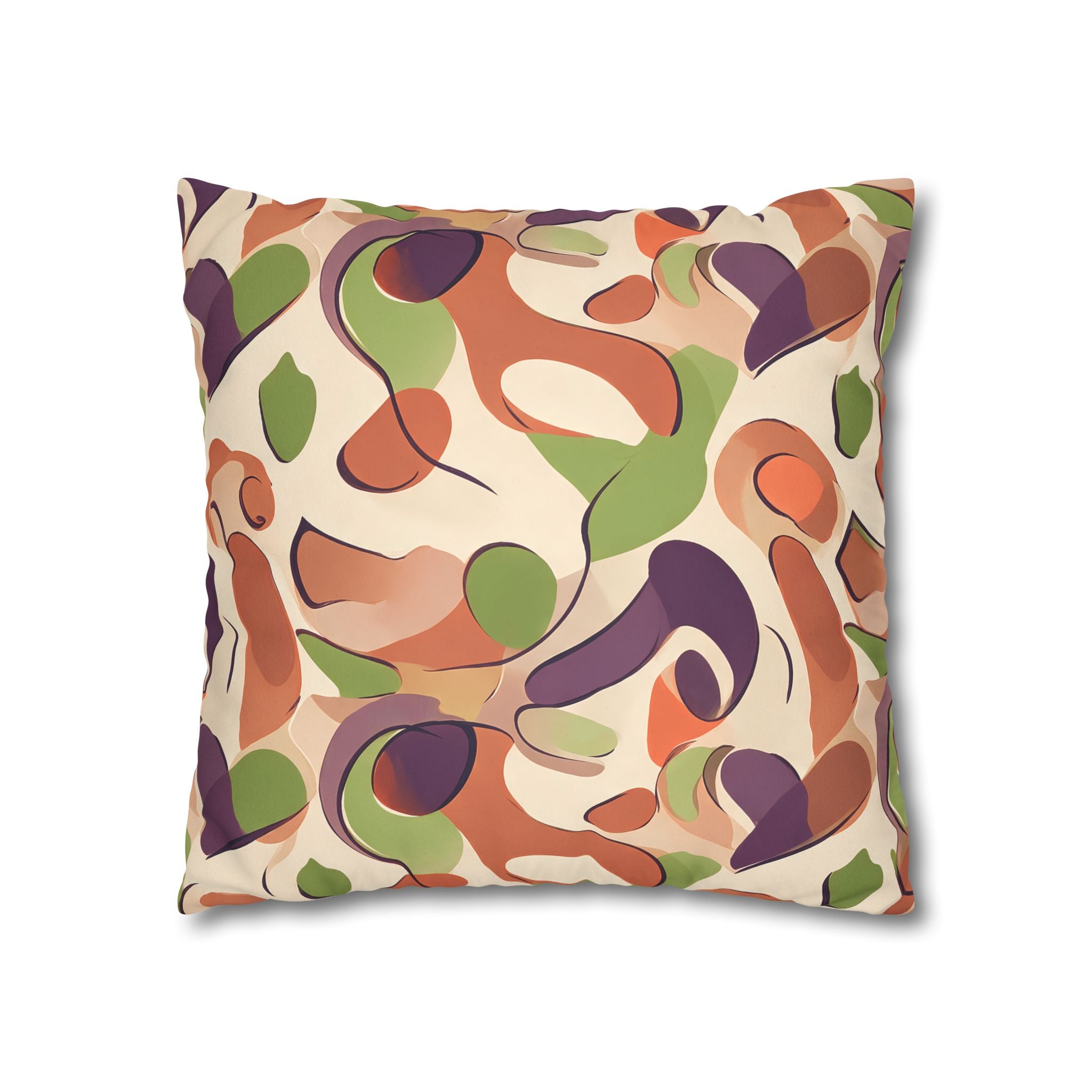 Contemporary Color Block Cushion Cover