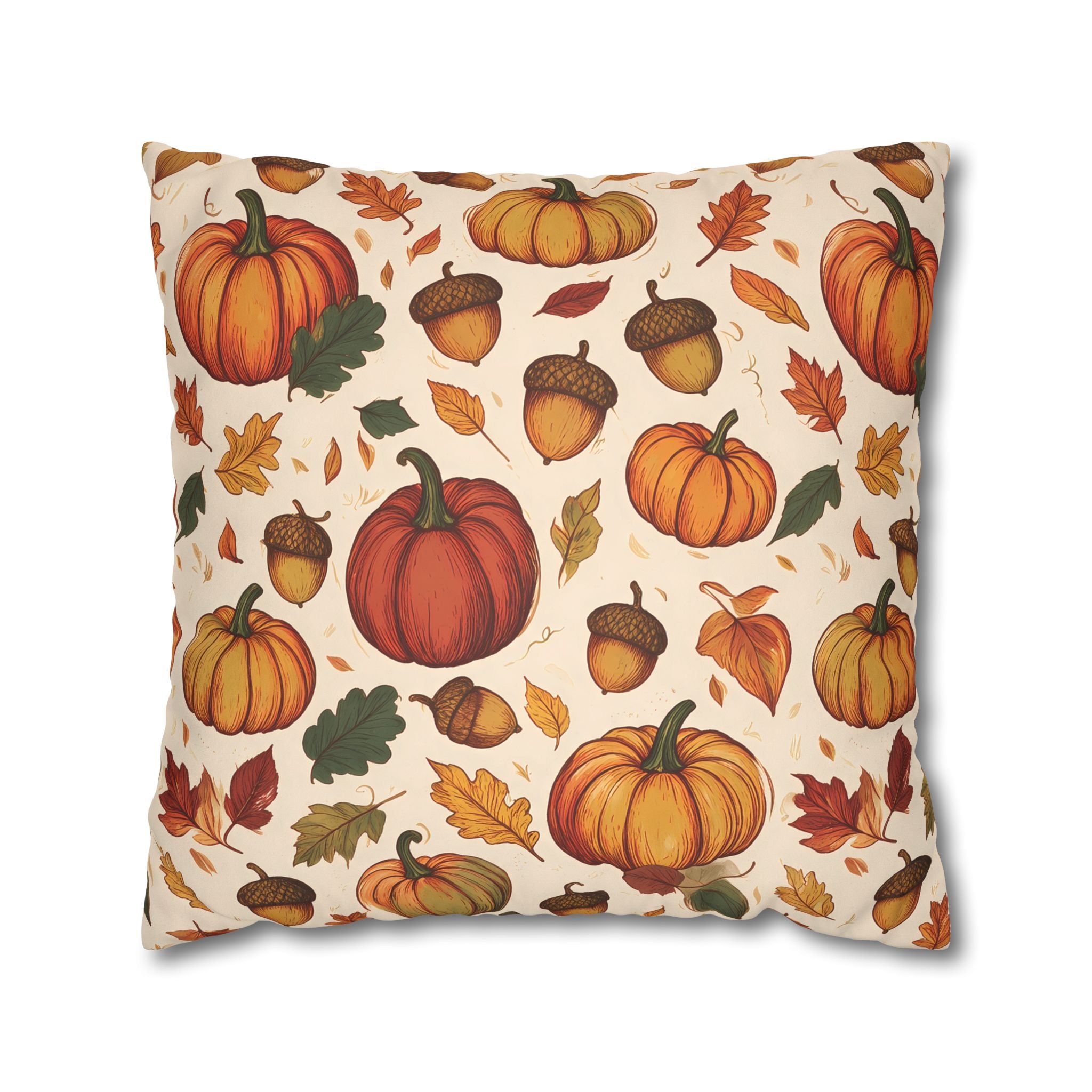 Pumpkin Throw Pillow Cover