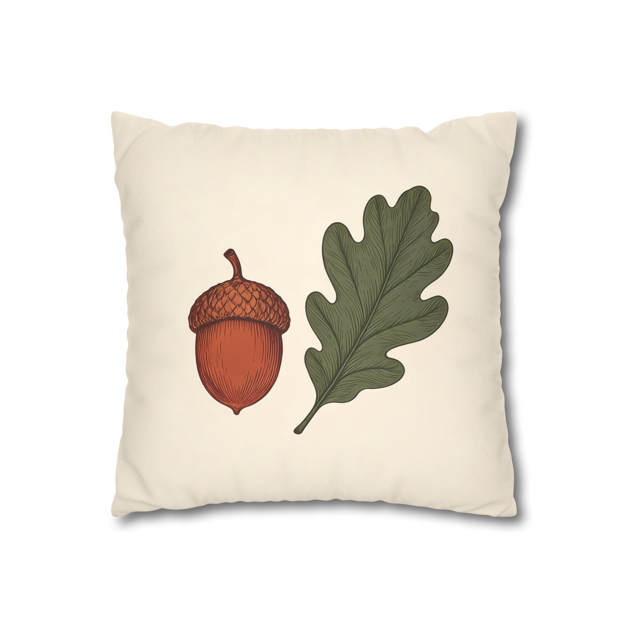 Autumn Oak Leaf Cushion Cover