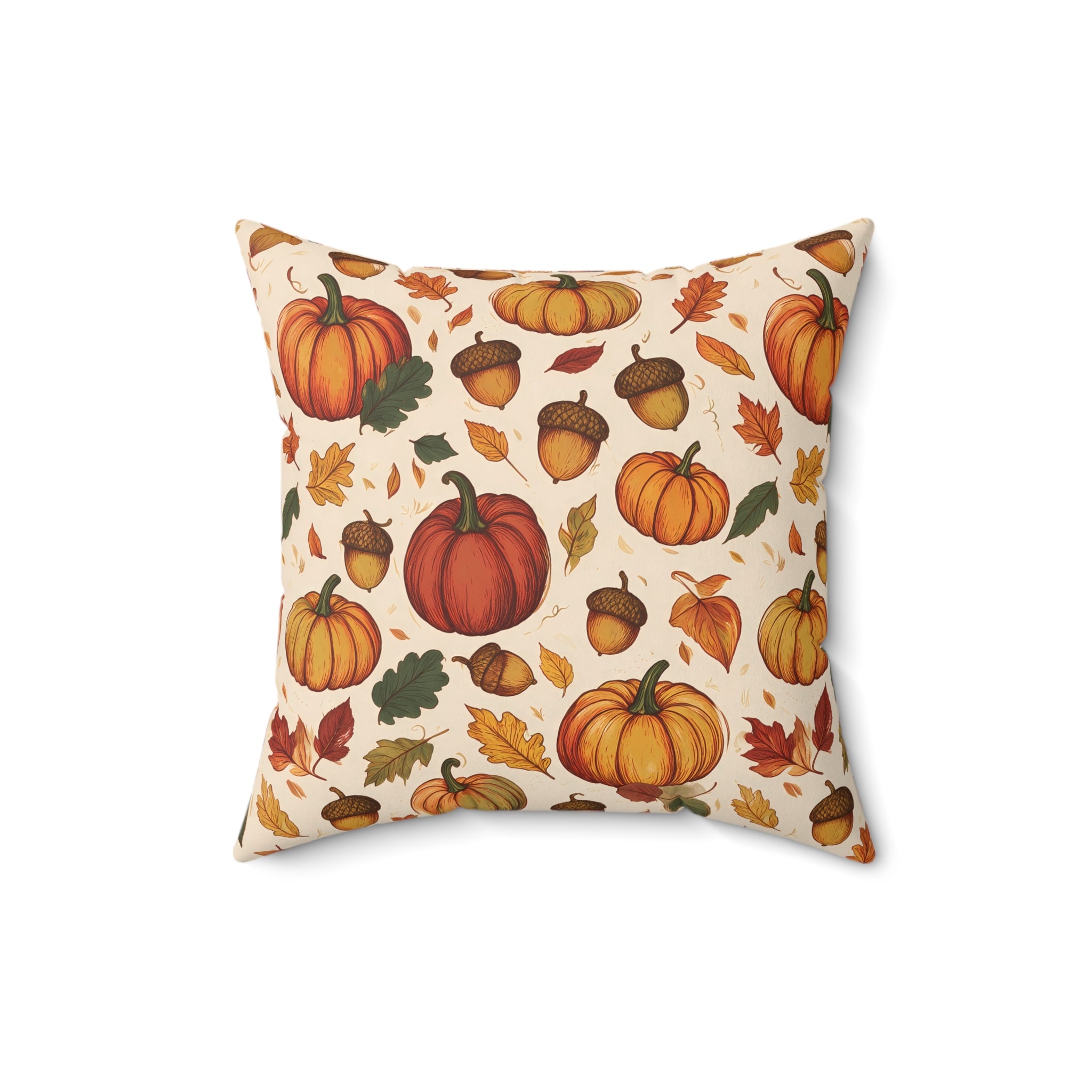 Pumpkin Throw Pillow with Insert