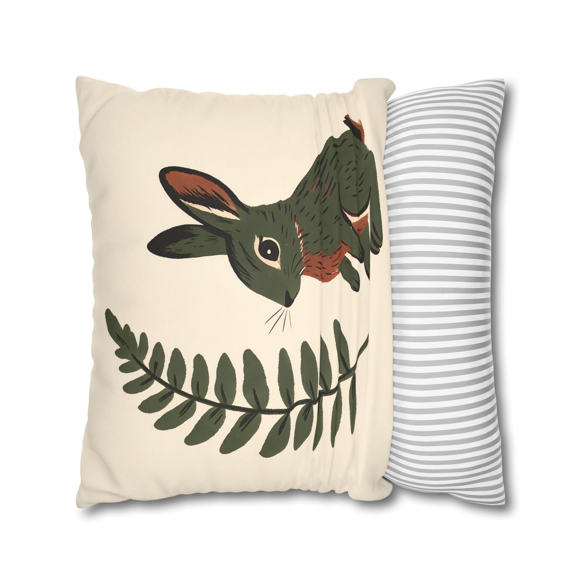 Woodland Hare Pillow Cover