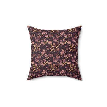 Deep Purple Throw Pillow with Insert