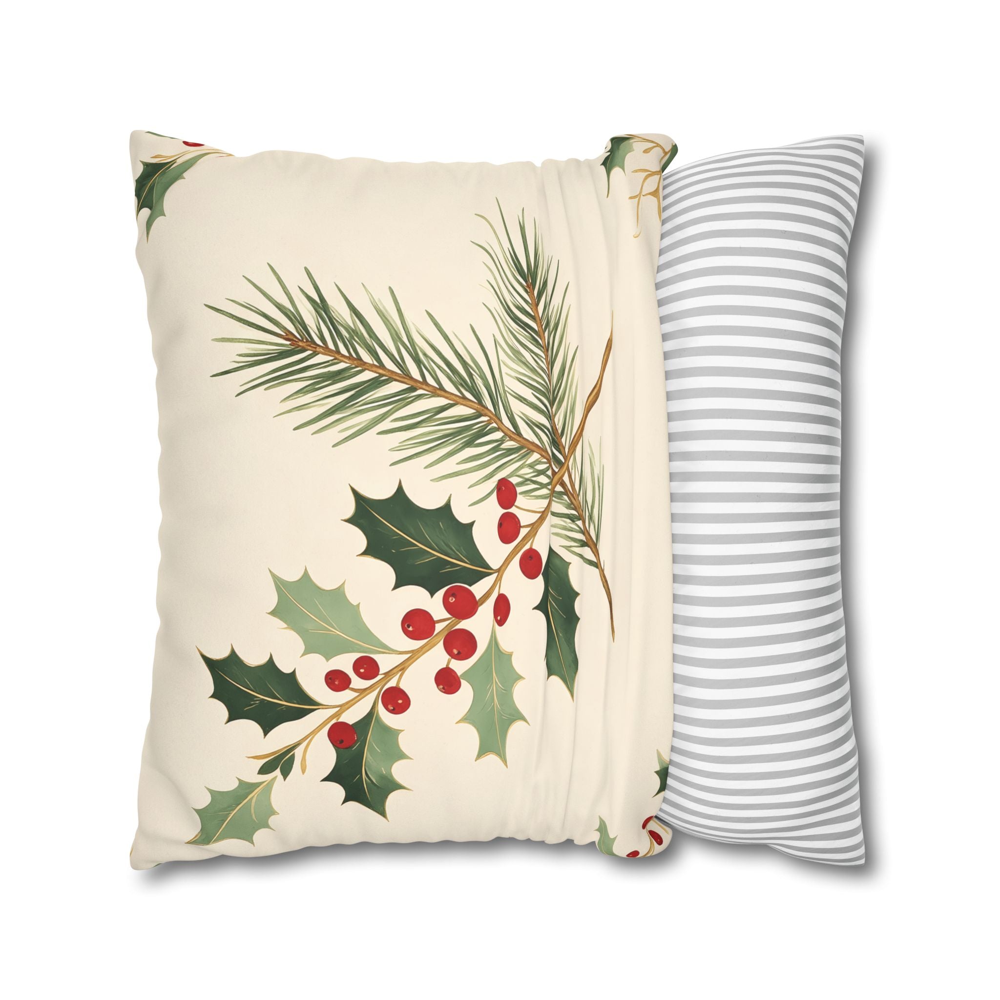 Holly Berry Cushion Cover