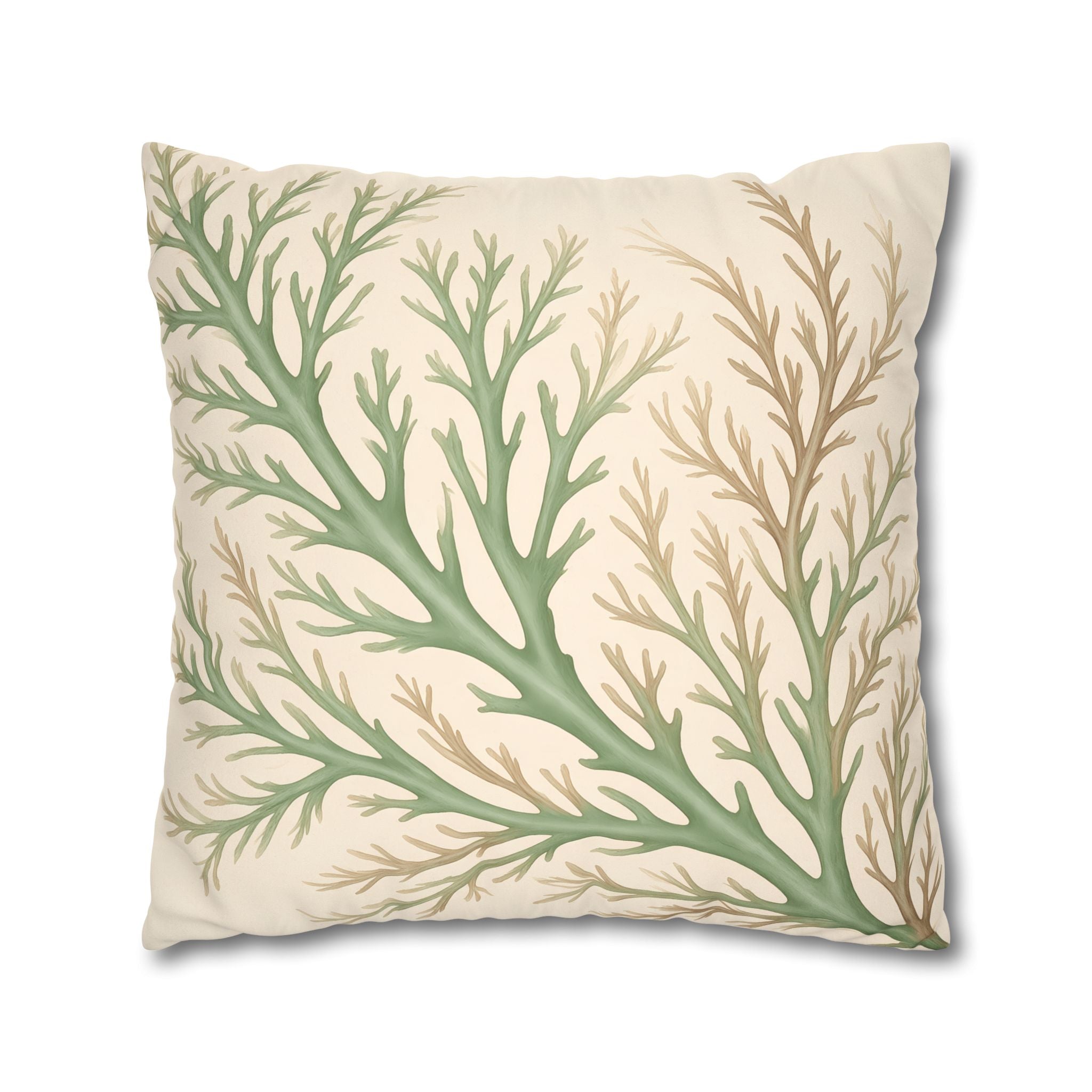 Sage & Driftwood Marine Branch Cushion Cover