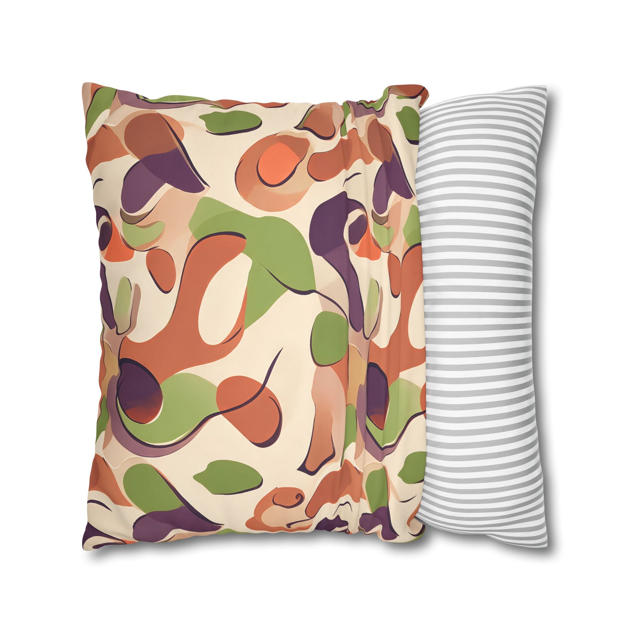 Contemporary Color Block Cushion Cover