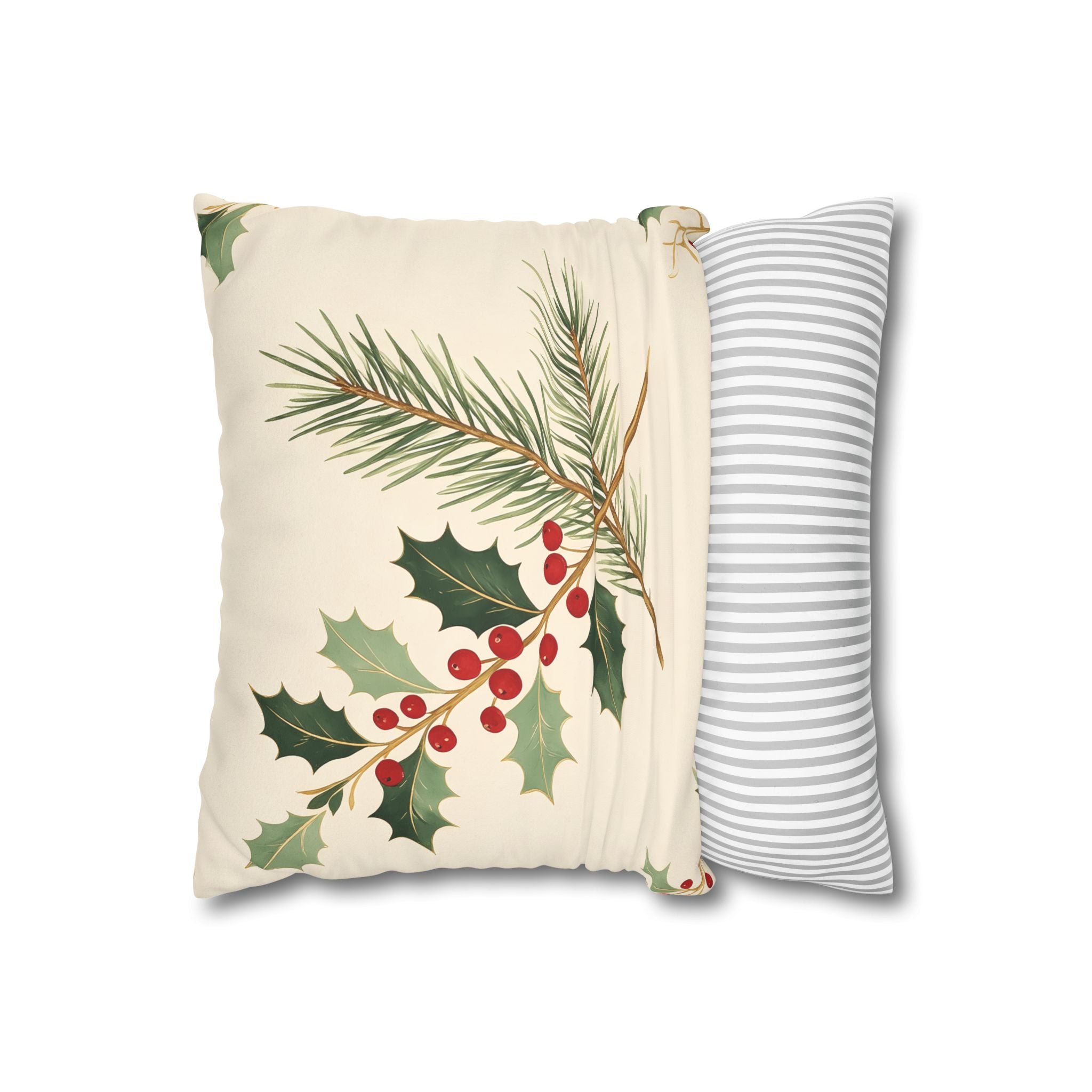 Holly Berry Cushion Cover