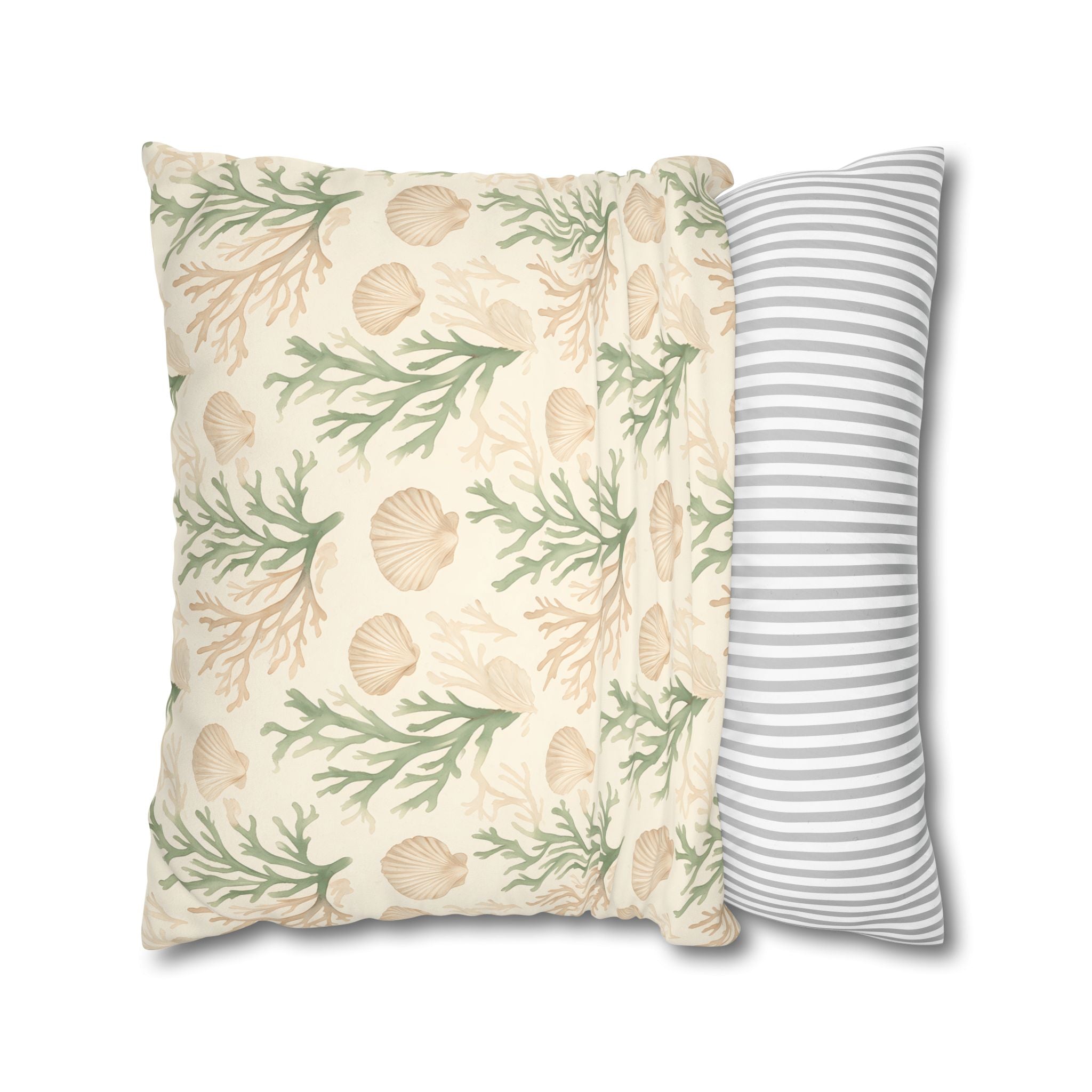 Marine Botanical Cushion Cover
