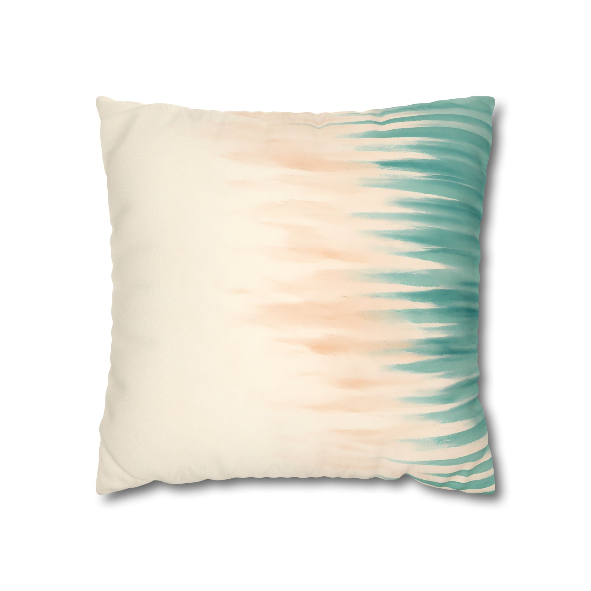 Asymmetric Coastal Stripe Cushion Cover