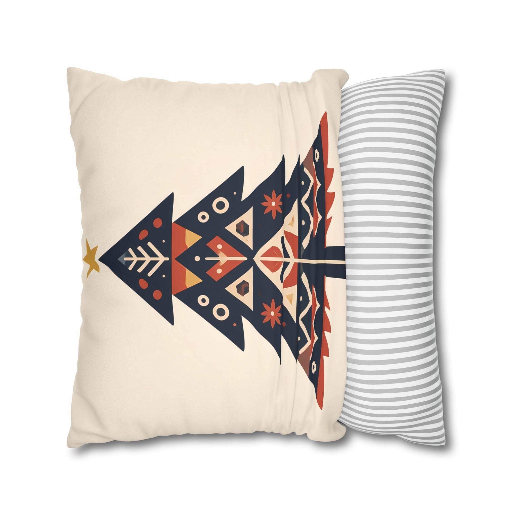 Nordic Christmas Tree Pillow Cover
