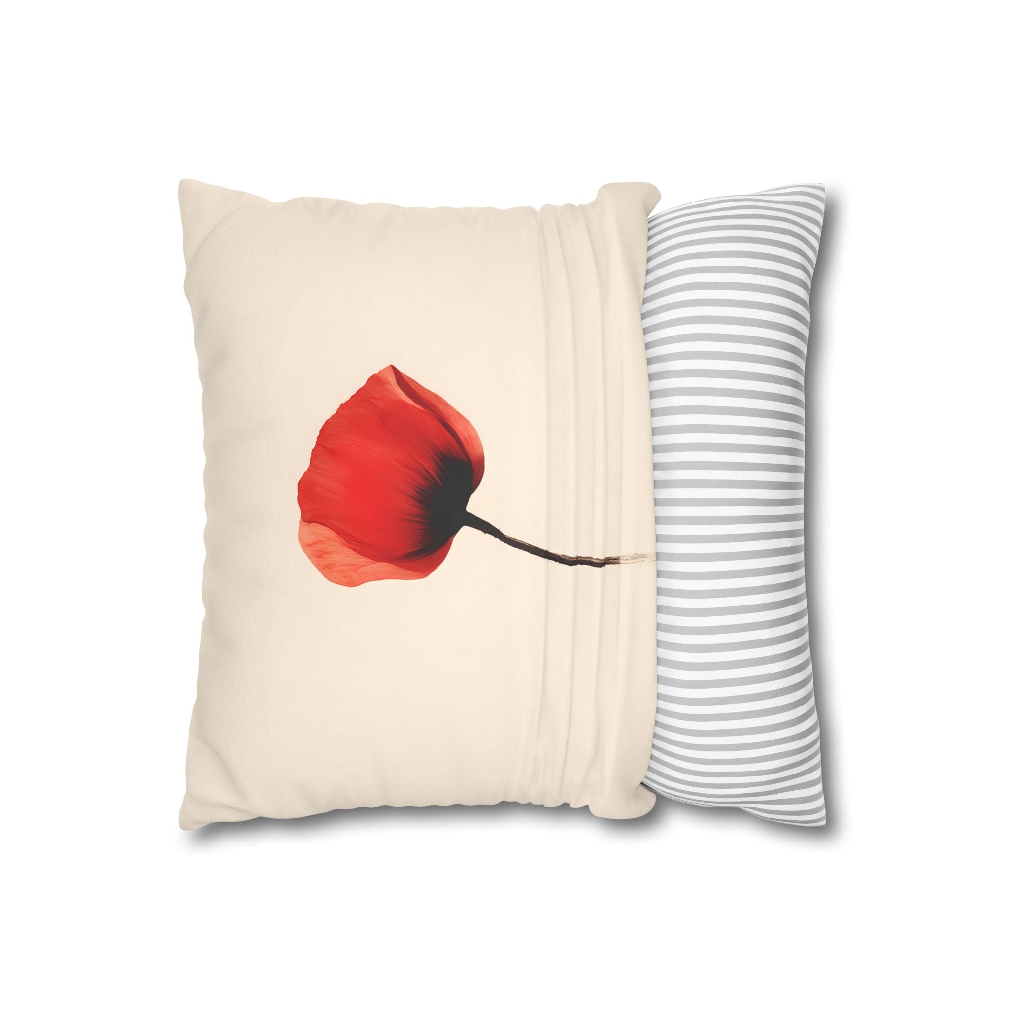 Red Poppy Cushion Cover