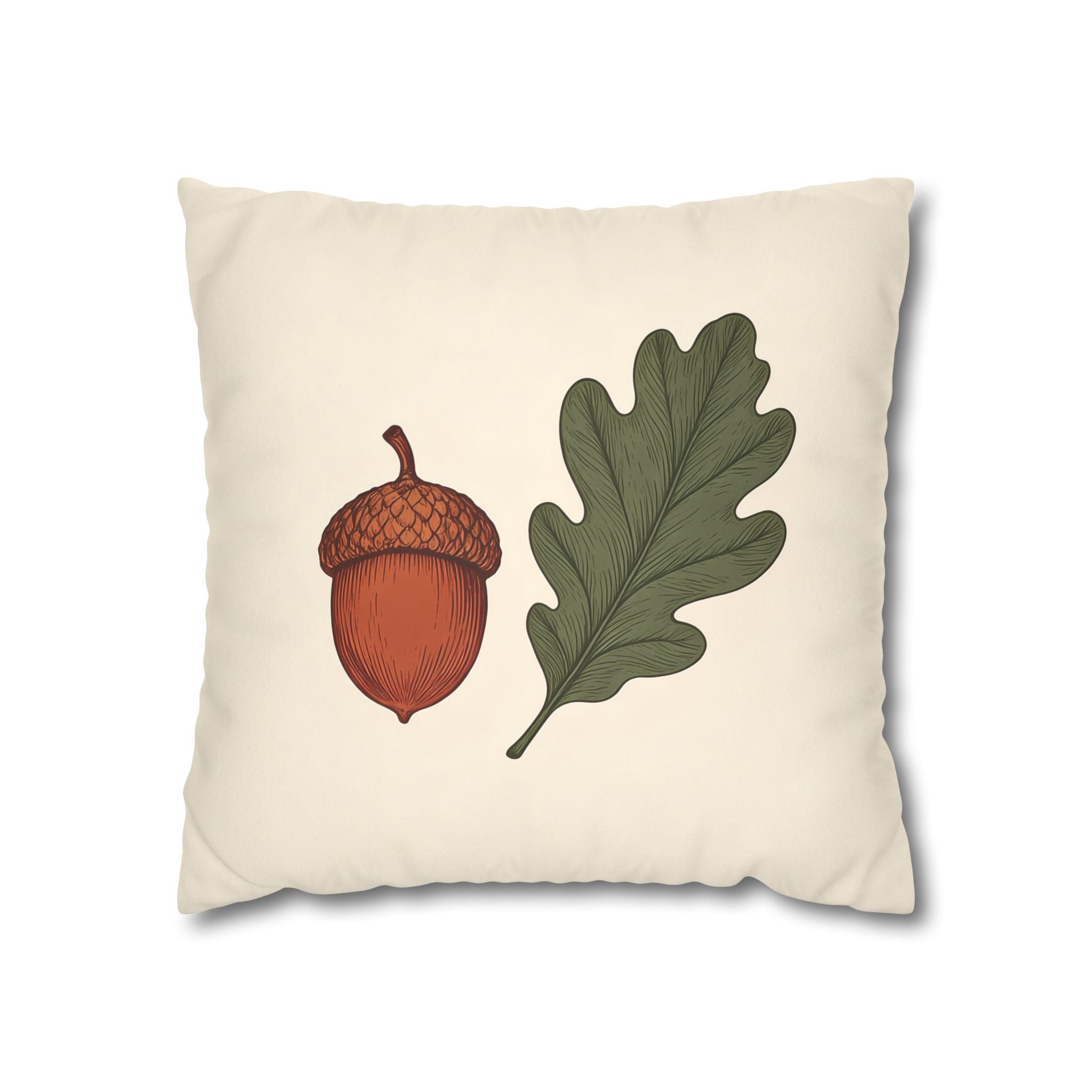 Autumn Oak Leaf Cushion Cover