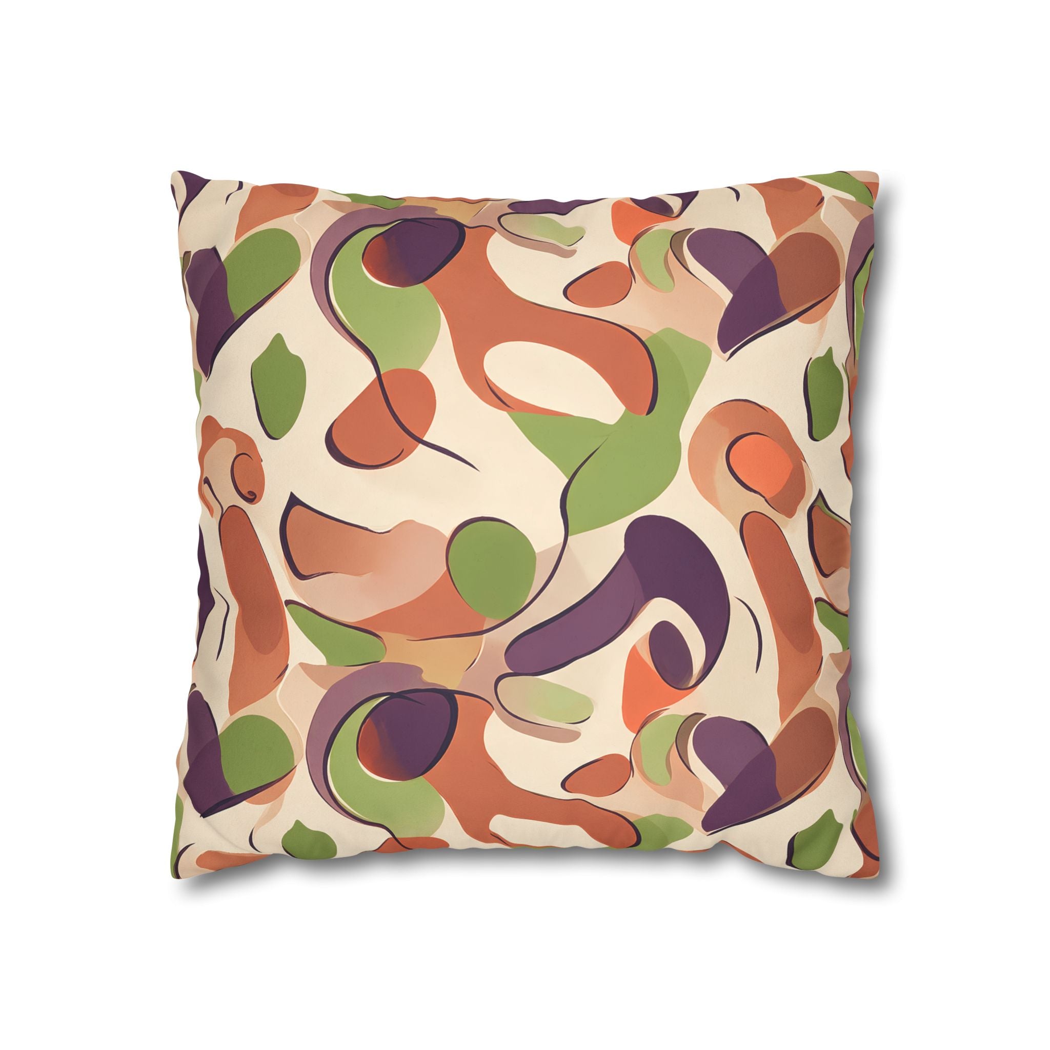 Contemporary Color Block Cushion Cover
