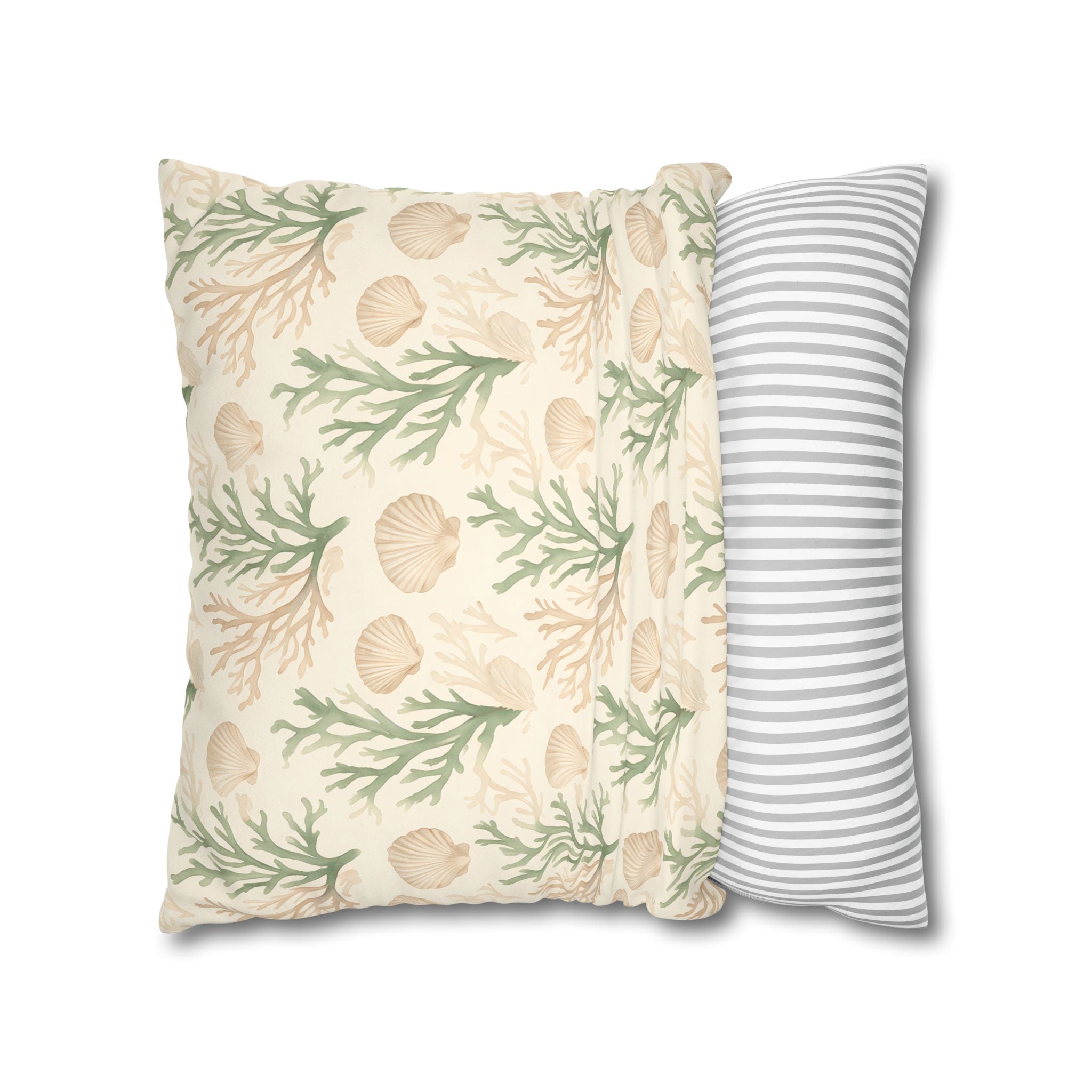 Marine Botanical Cushion Cover