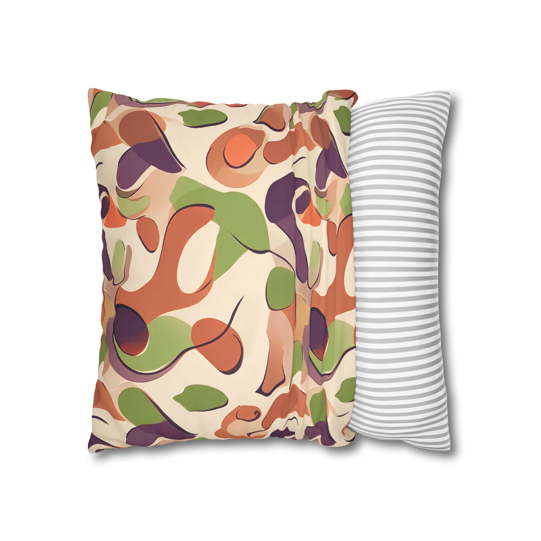 Contemporary Color Block Cushion Cover