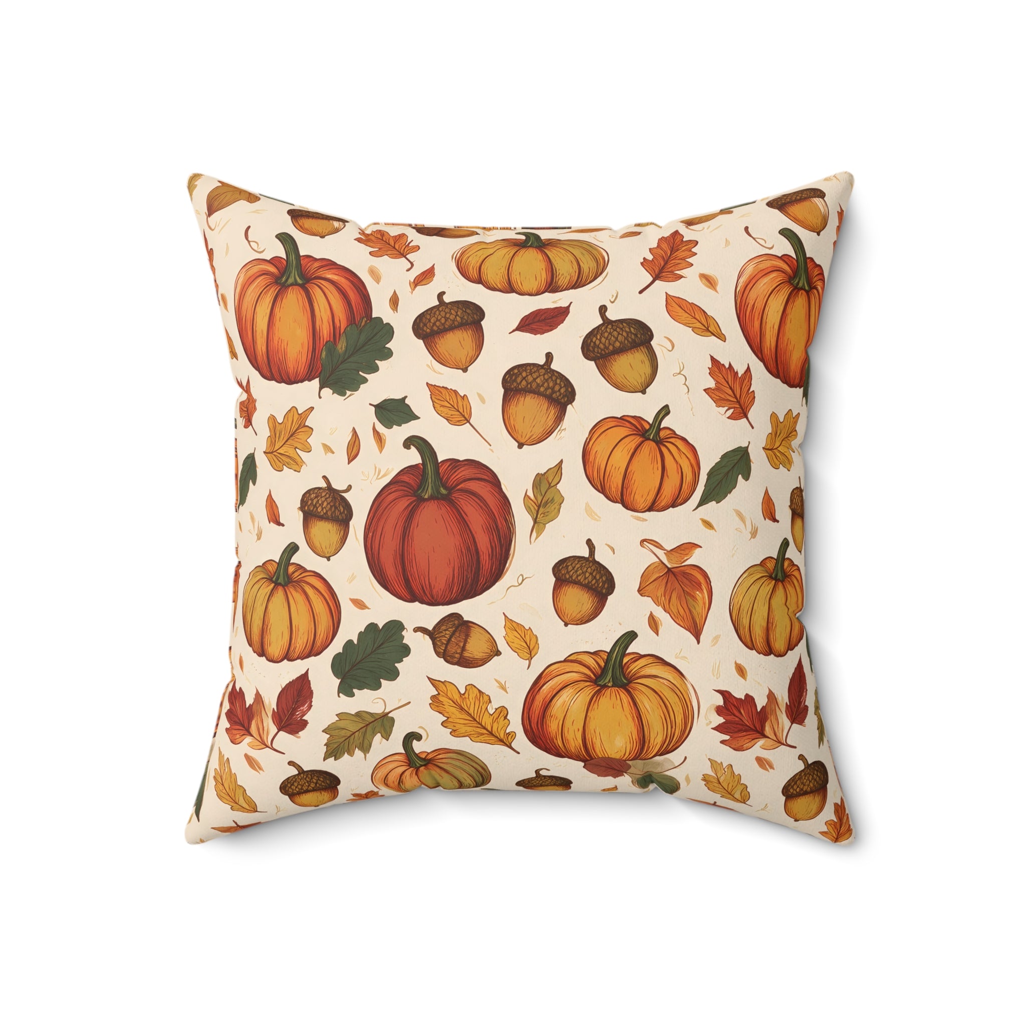 Pumpkin Throw Pillow with Insert