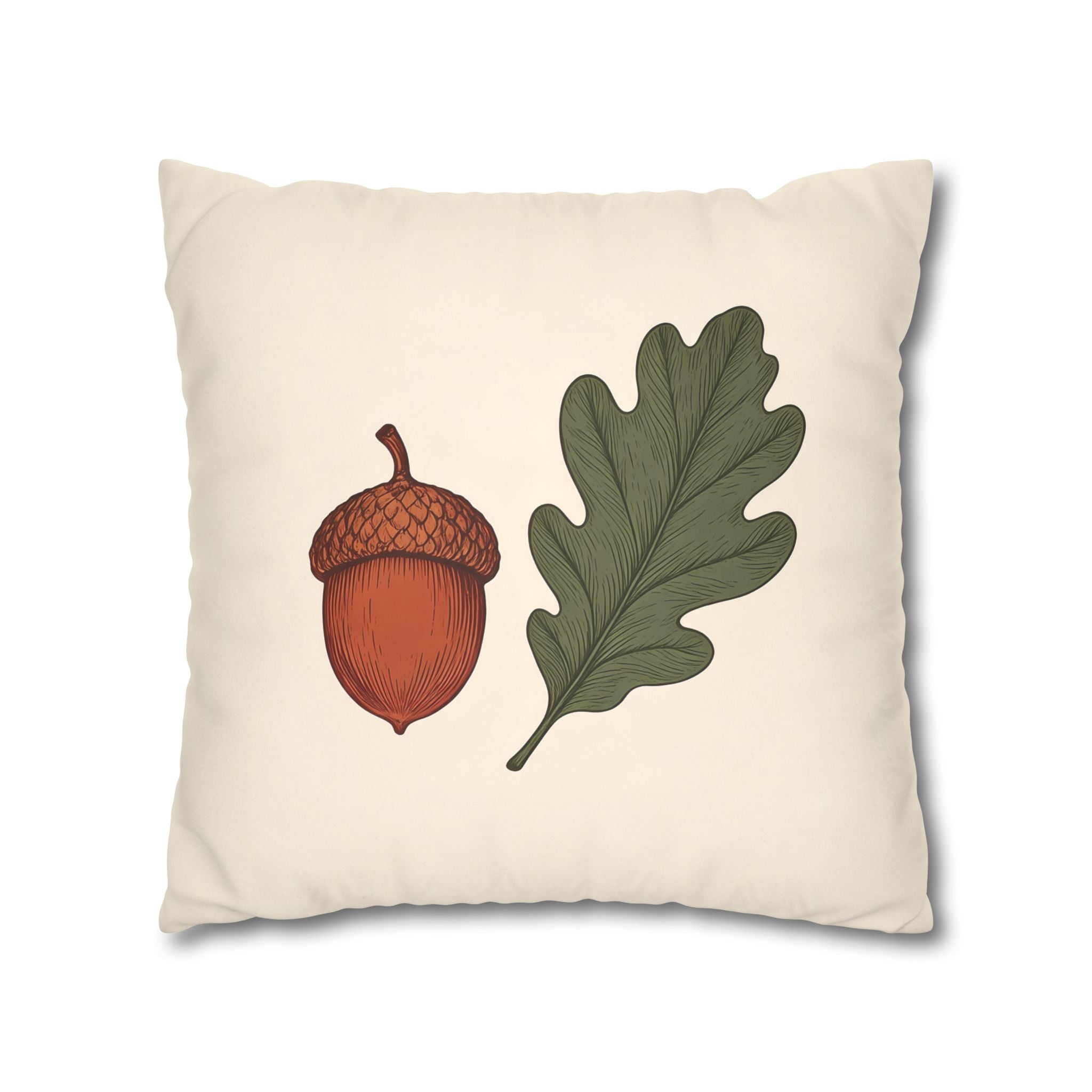Autumn Oak Leaf Cushion Cover