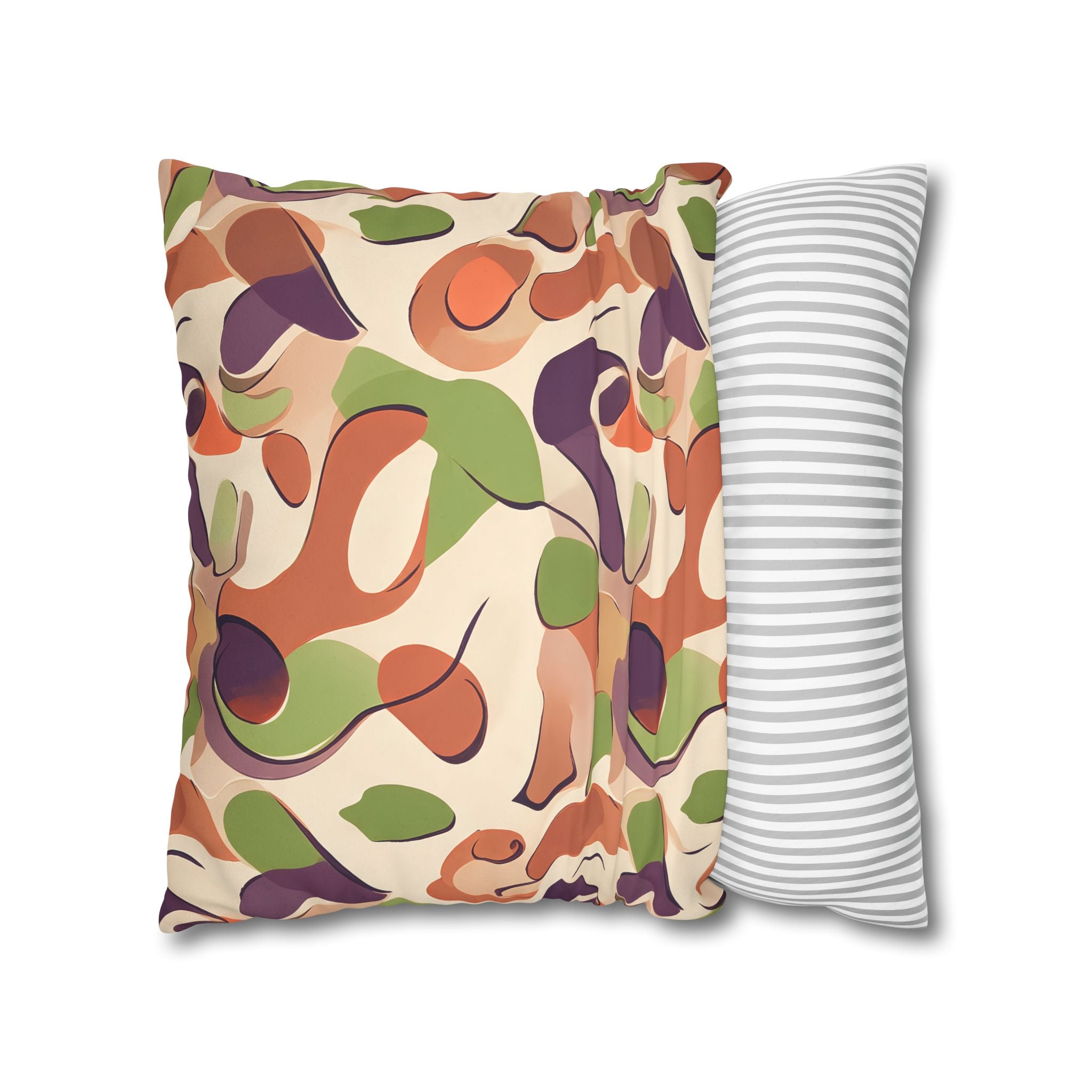 Contemporary Color Block Cushion Cover