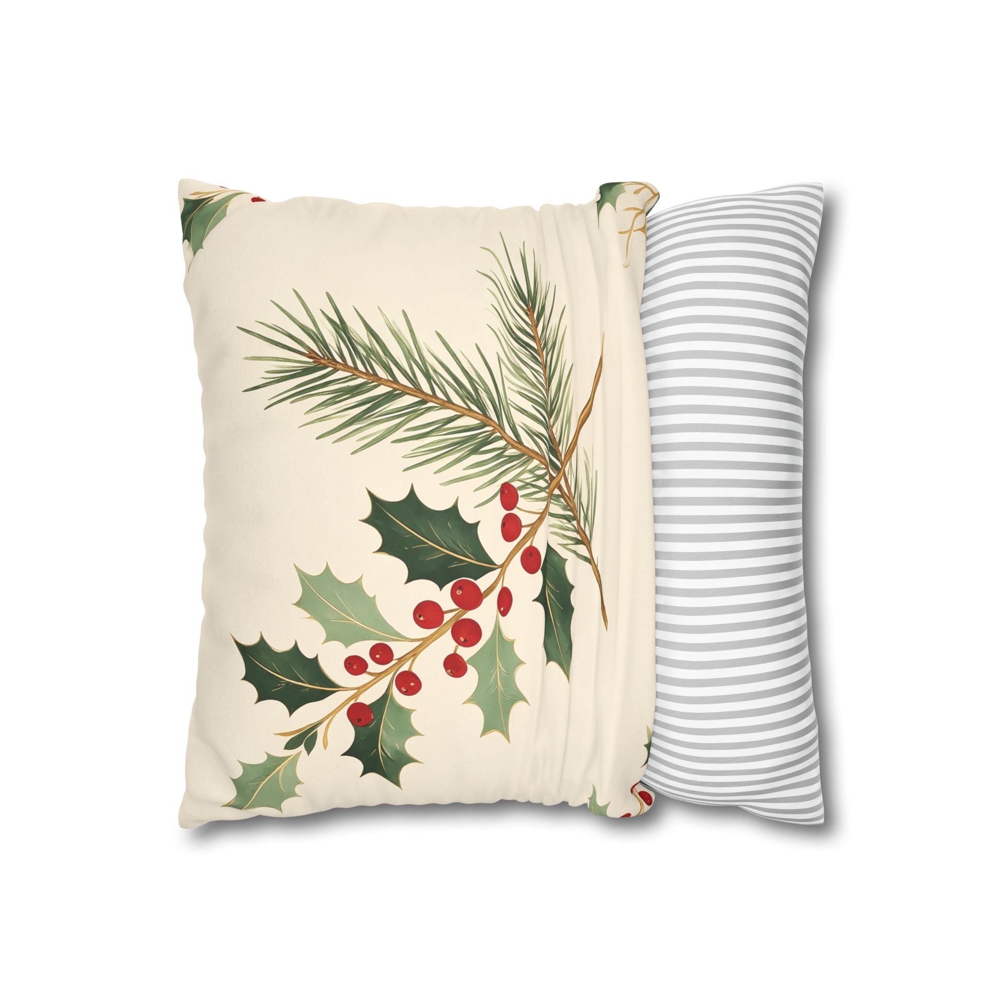 Holly Berry Cushion Cover