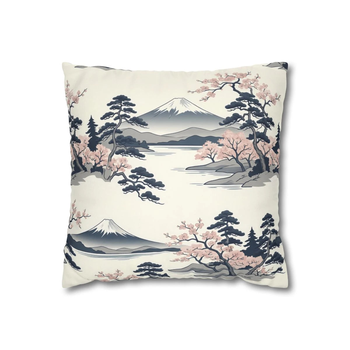 Japanese Landscape Cushion Cover