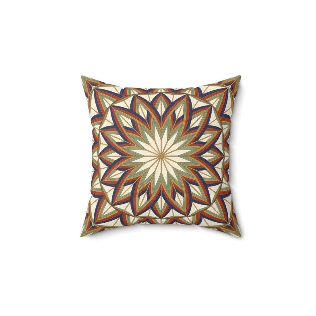 Front view of Japanese Artisanal Petal Cushion Cover on a white background.