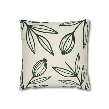 Botanical Leaf Cushion Cover