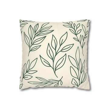 Botanical Leaf Pillow Cover