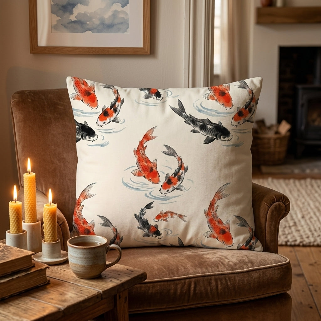 Product Type:* Throw Pillow Case, Square Cushion Cover,, lifestyle view.