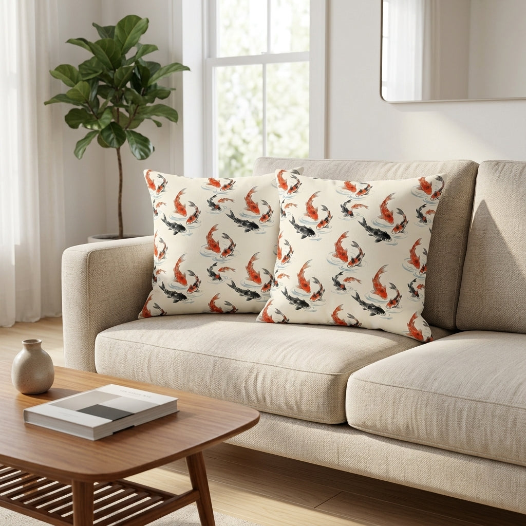 Product Type:* Throw Pillow Case, Square Cushion Cover,, lifestyle view.