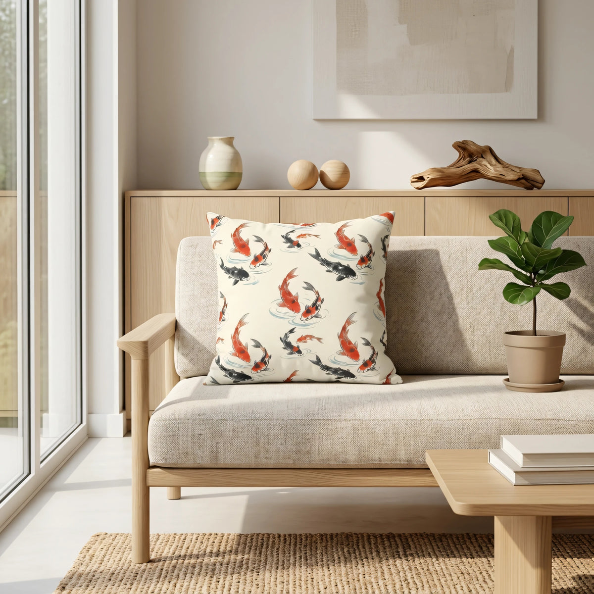 Product Type:* Throw Pillow Case, Square Cushion Cover,, lifestyle view.