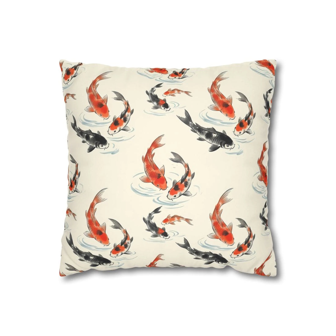 Front view of Product Type:* Throw Pillow Case, Square Cushion Cover, on a white background.
