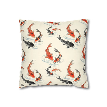 Front view of Product Type:* Throw Pillow Case, Square Cushion Cover, on a white background.
