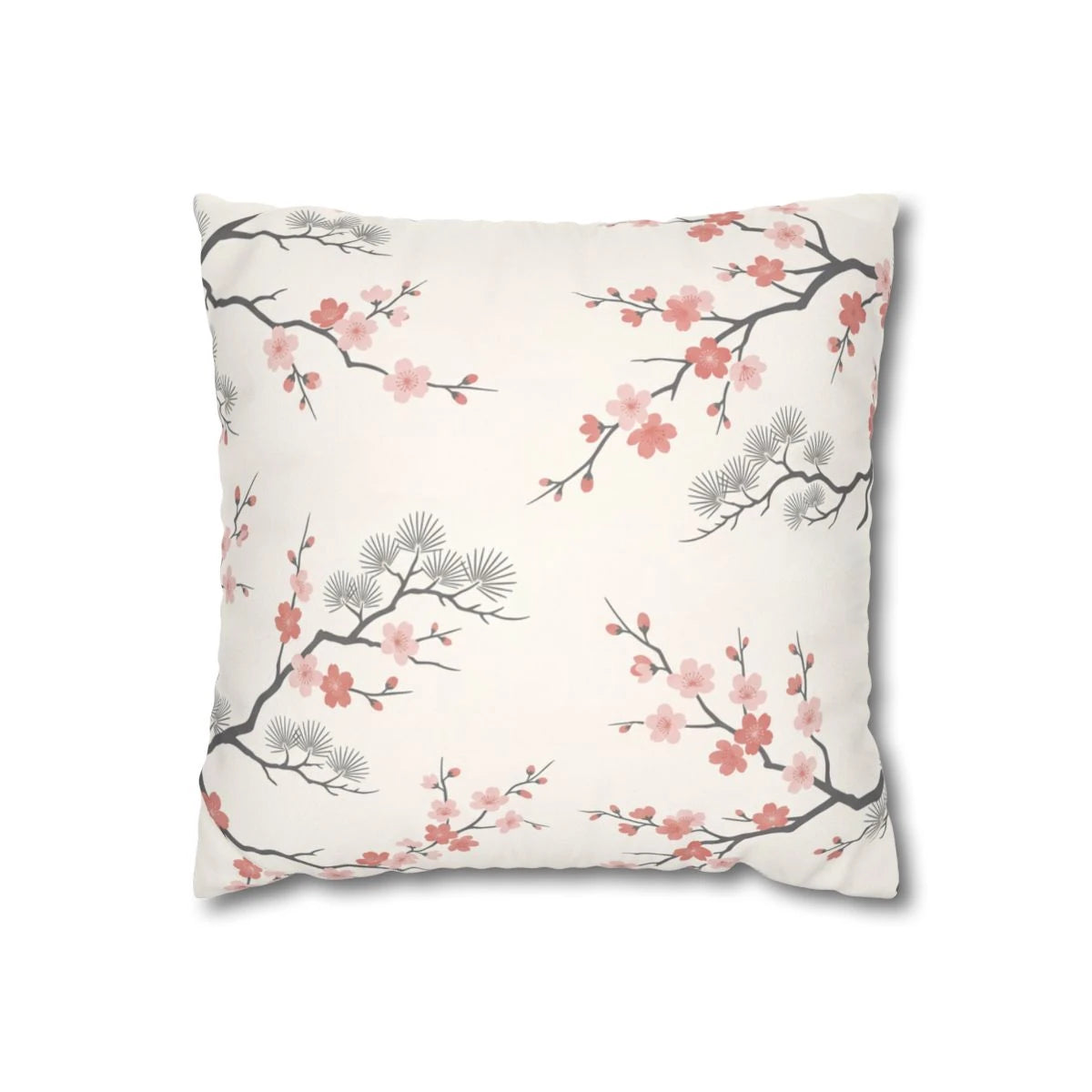 Pink Sakura Cherry Blossom Pillow