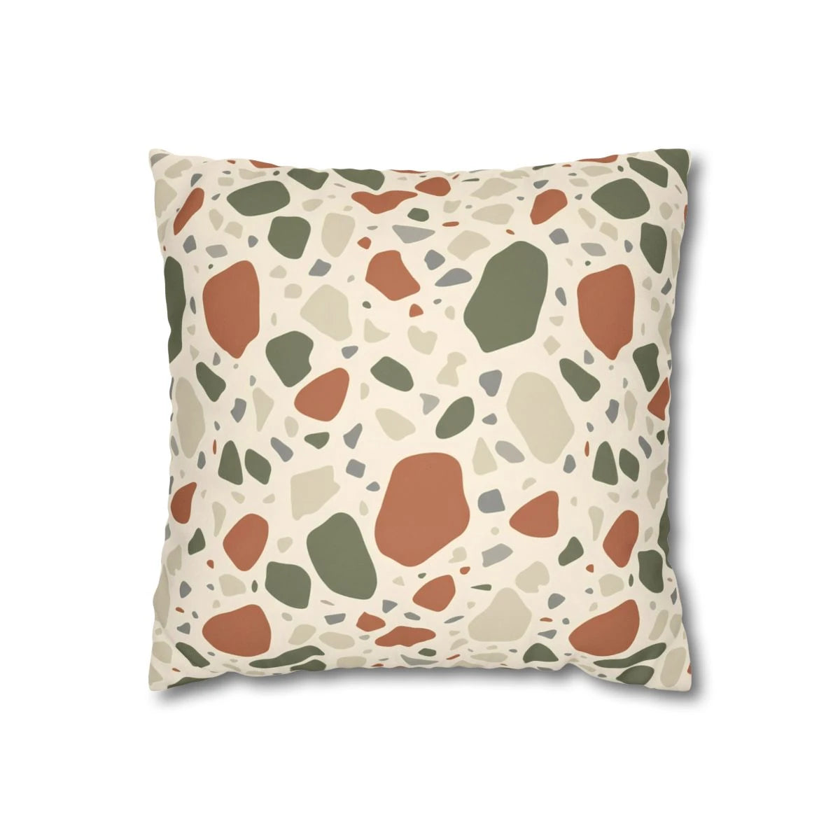 Abstract Organic Stone Throw Pillow with Insert