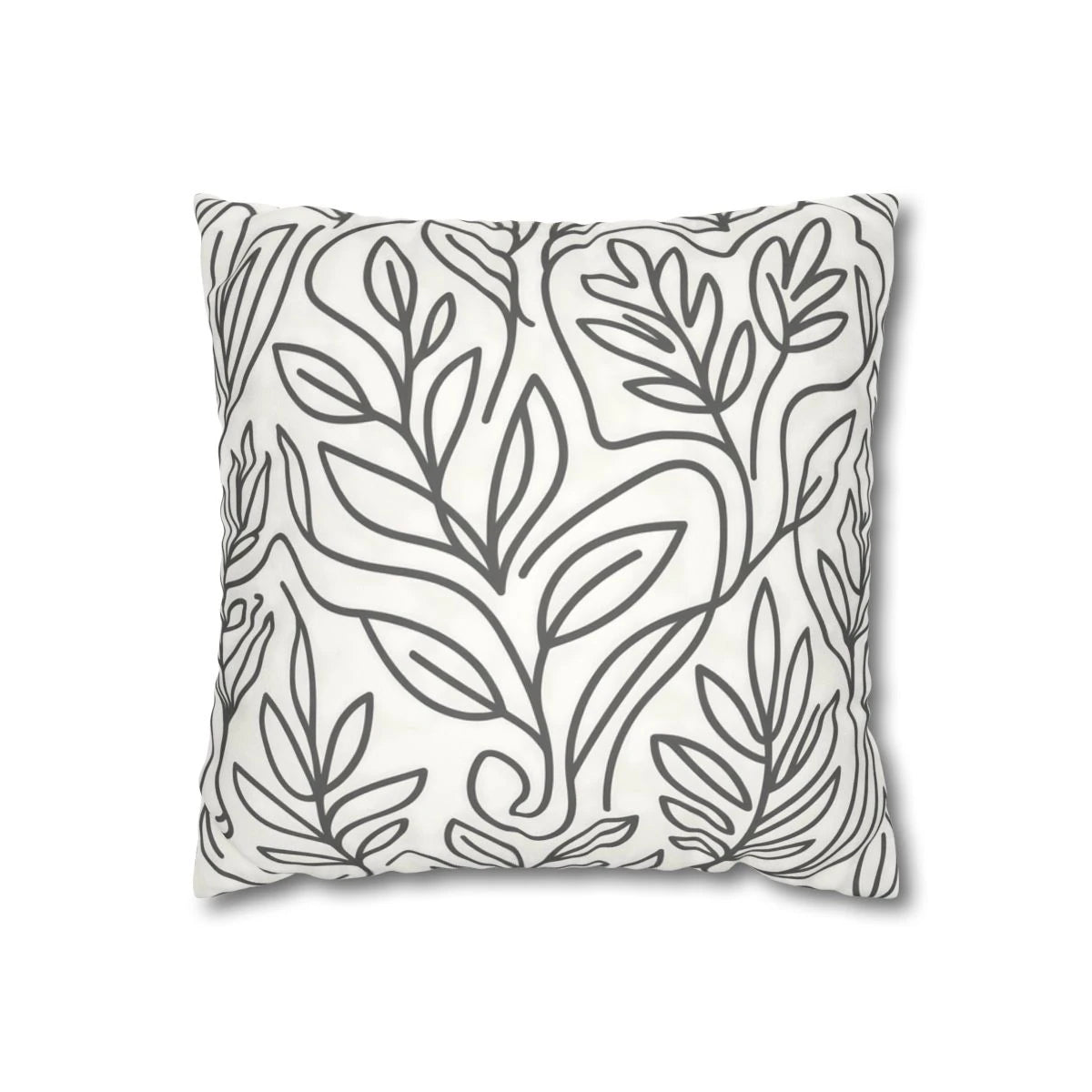 Botanical Line Art Pillow Cover