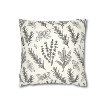 Culinary Herb Pillow Cover