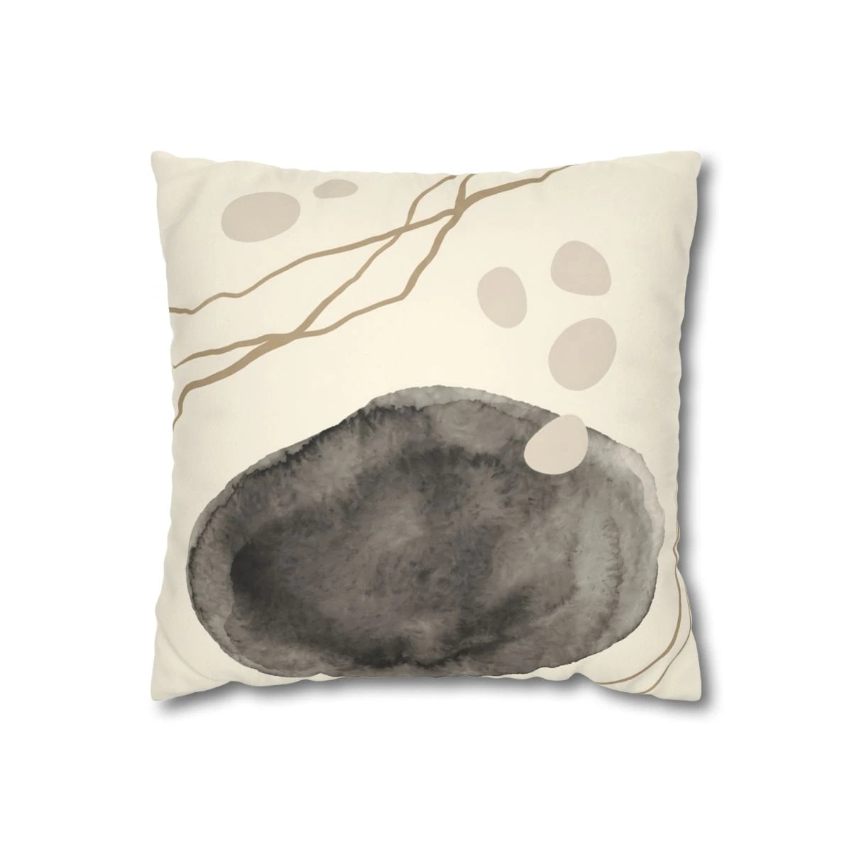 Abstract Watercolor Throw Pillow