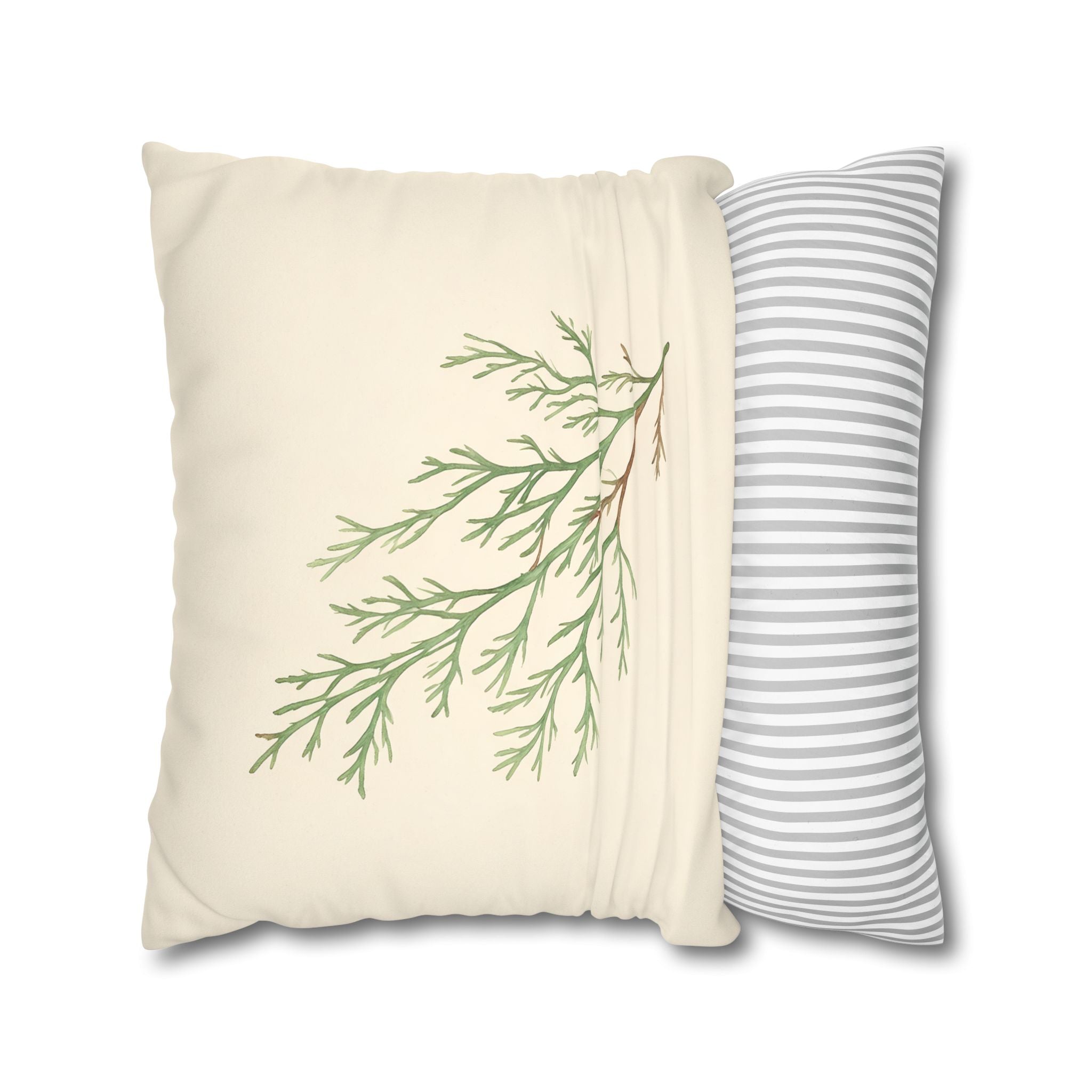 Sage Sprig Cushion Cover