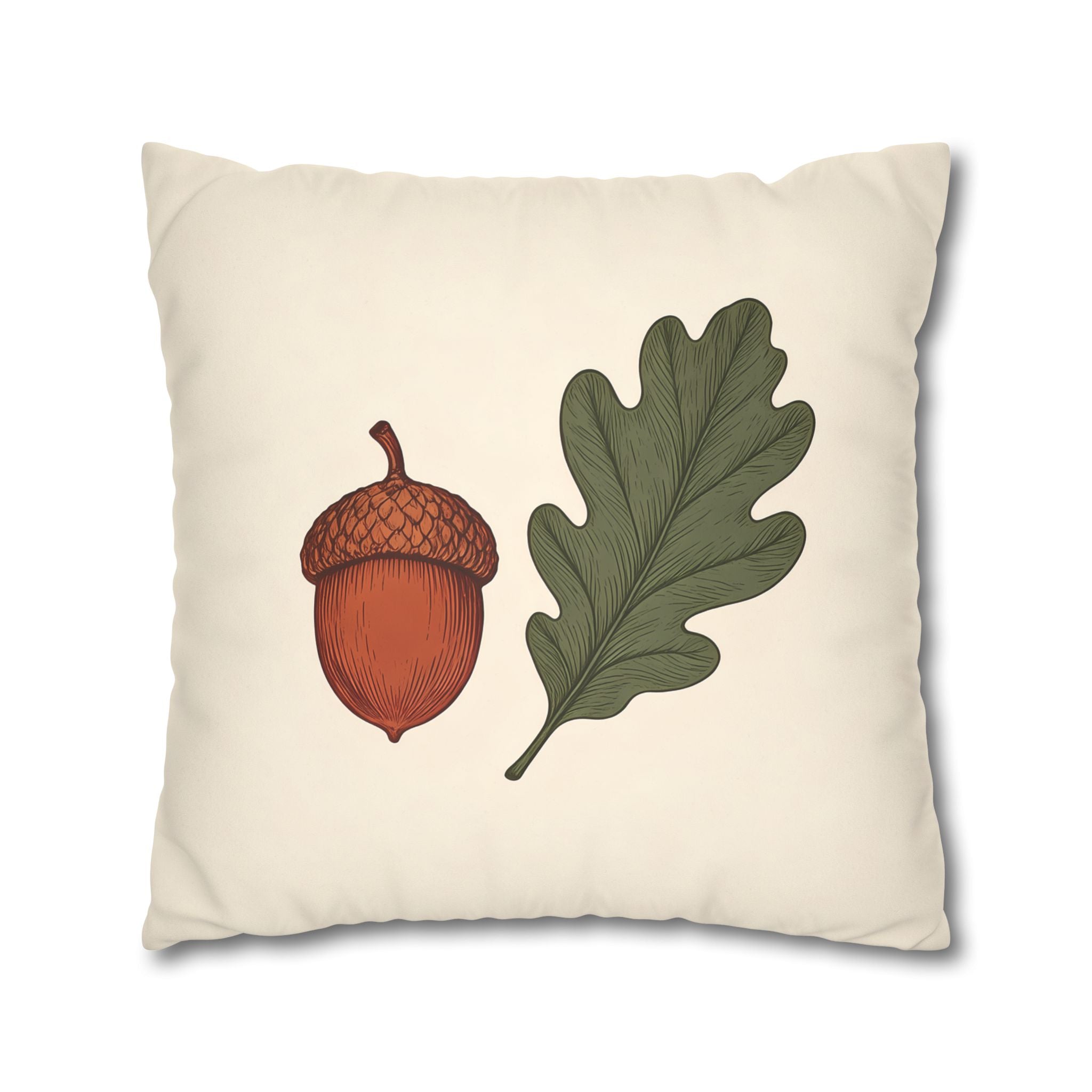 Autumn Oak Leaf Cushion Cover