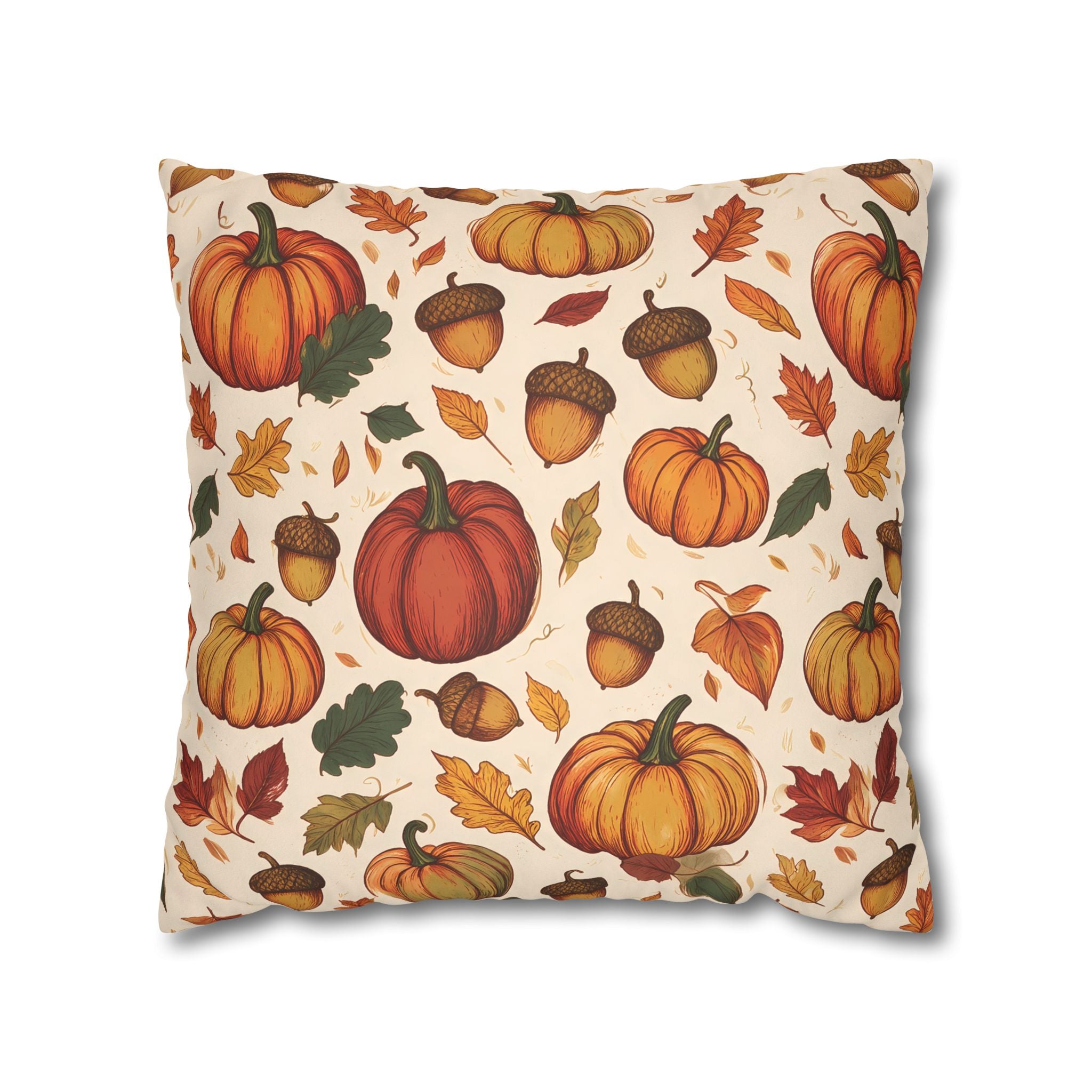 Pumpkin Throw Pillow Cover
